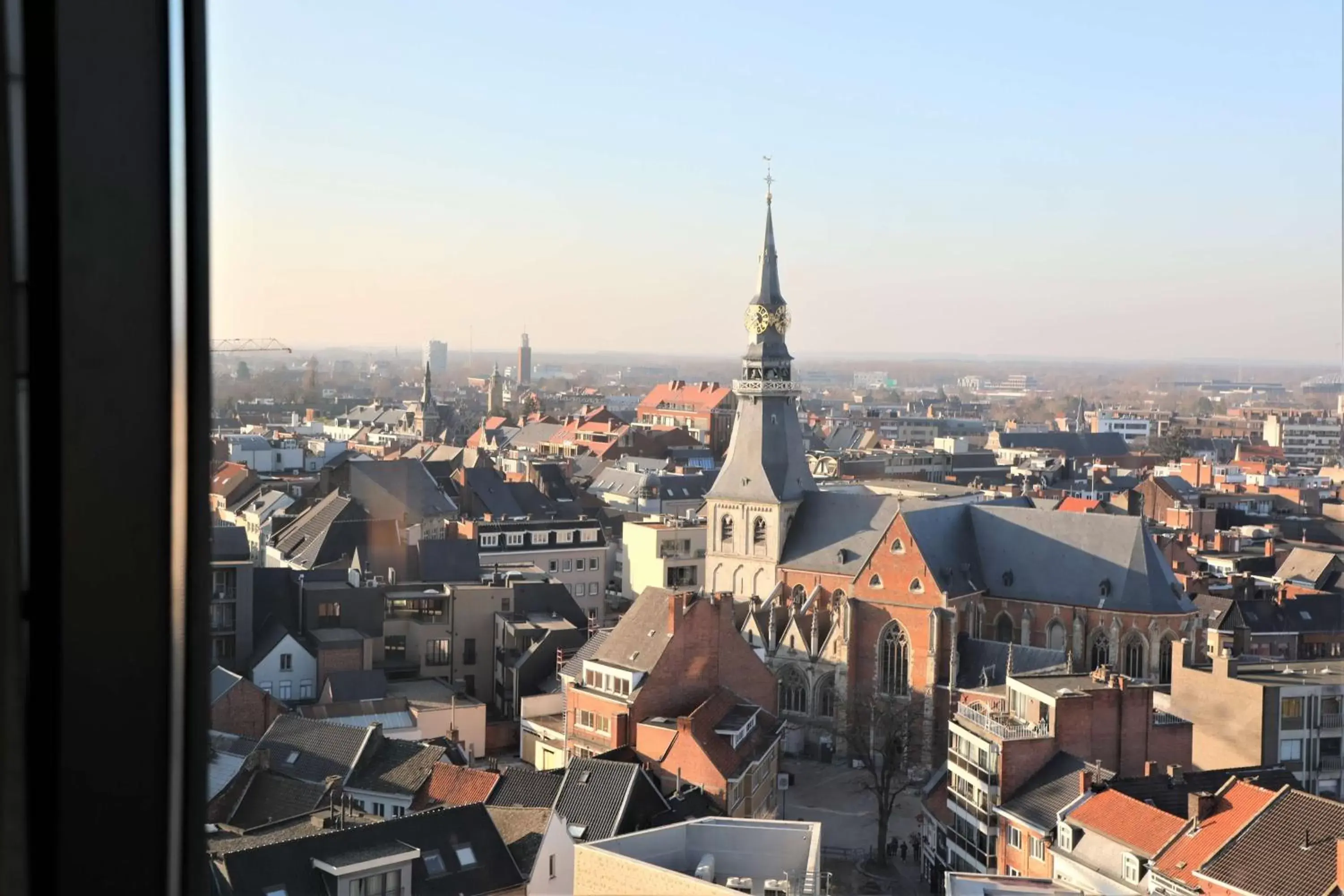 Bird's eye view, City View in Radisson Blu Hotel, Hasselt