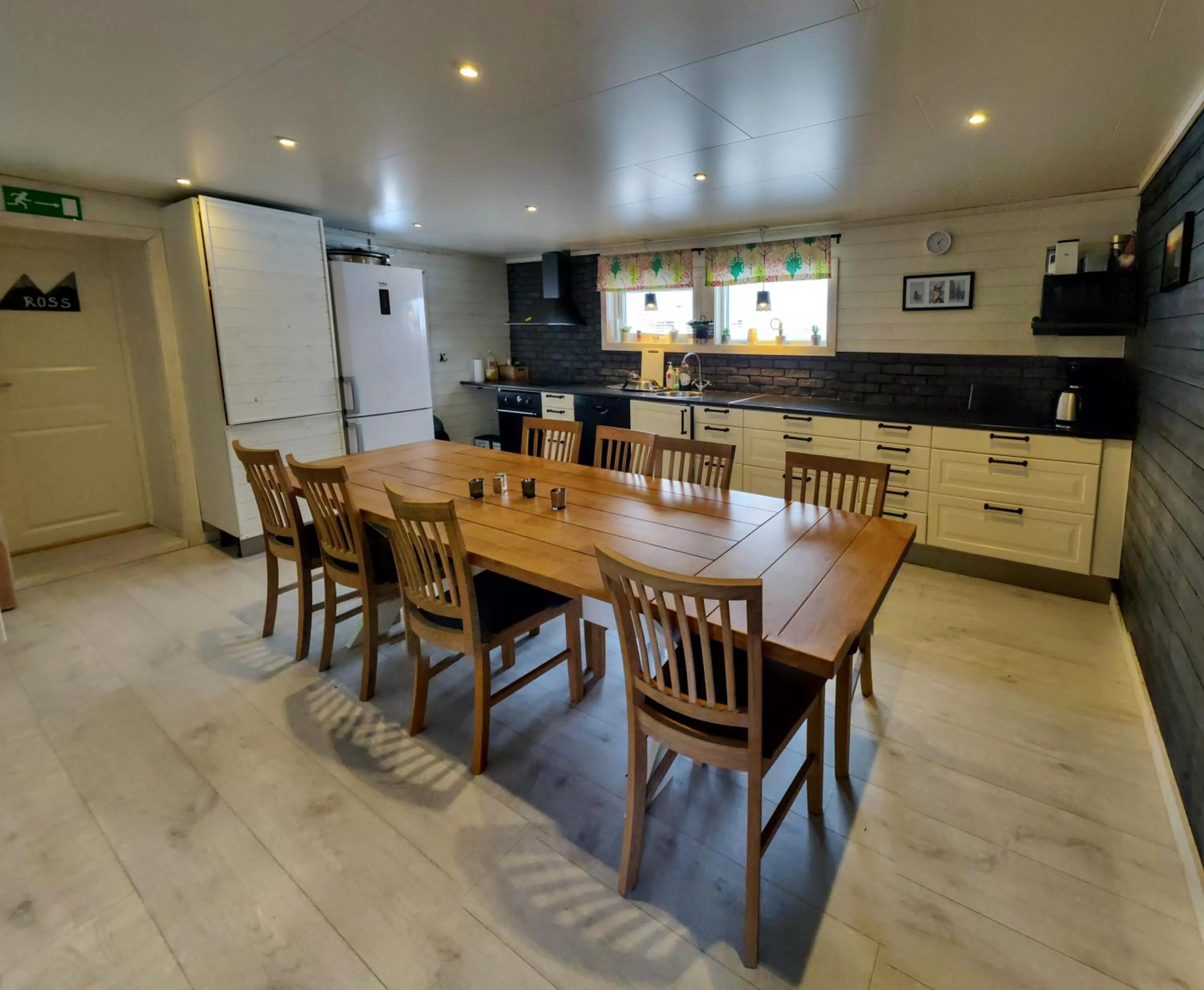 kitchen in Husky Lodge Hostel