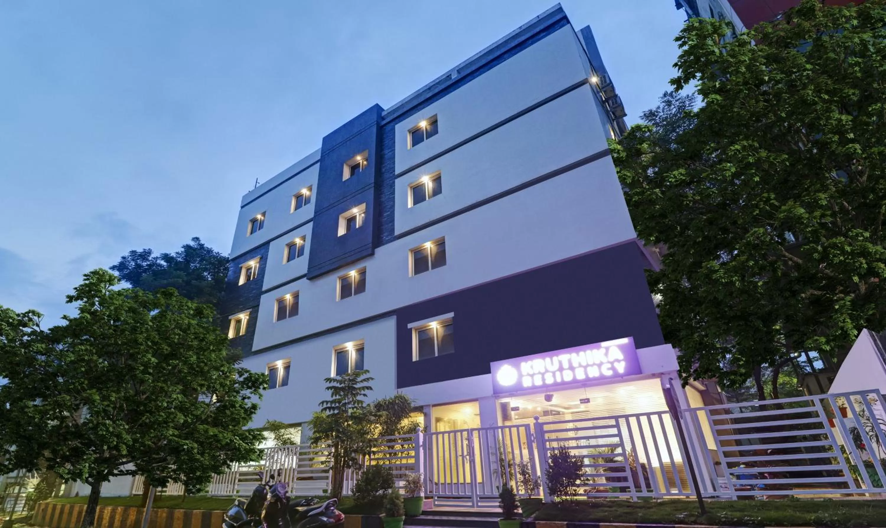 Property building in Treebo Kruthika Residency