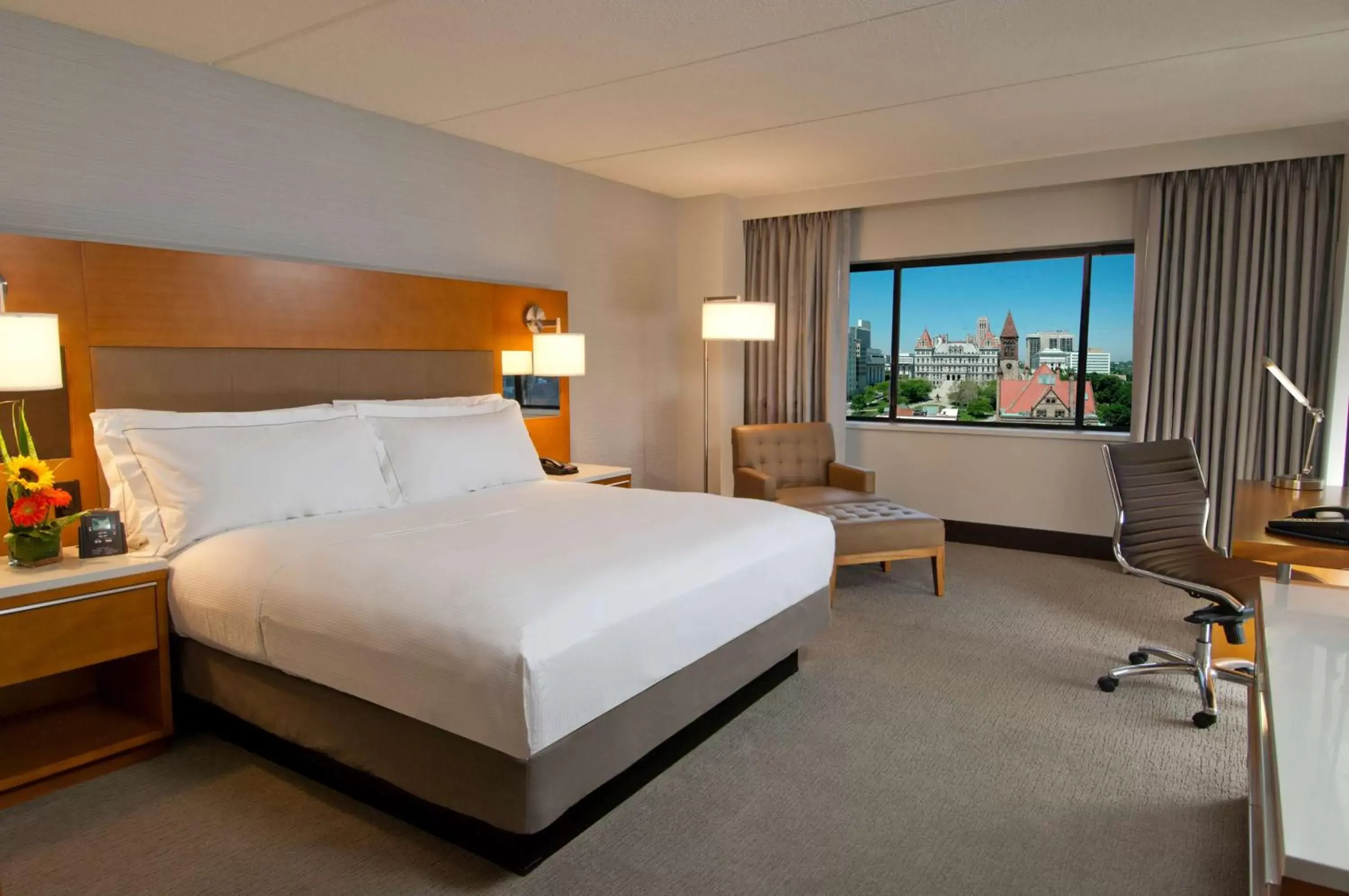 Bedroom, Bed in Hilton Albany