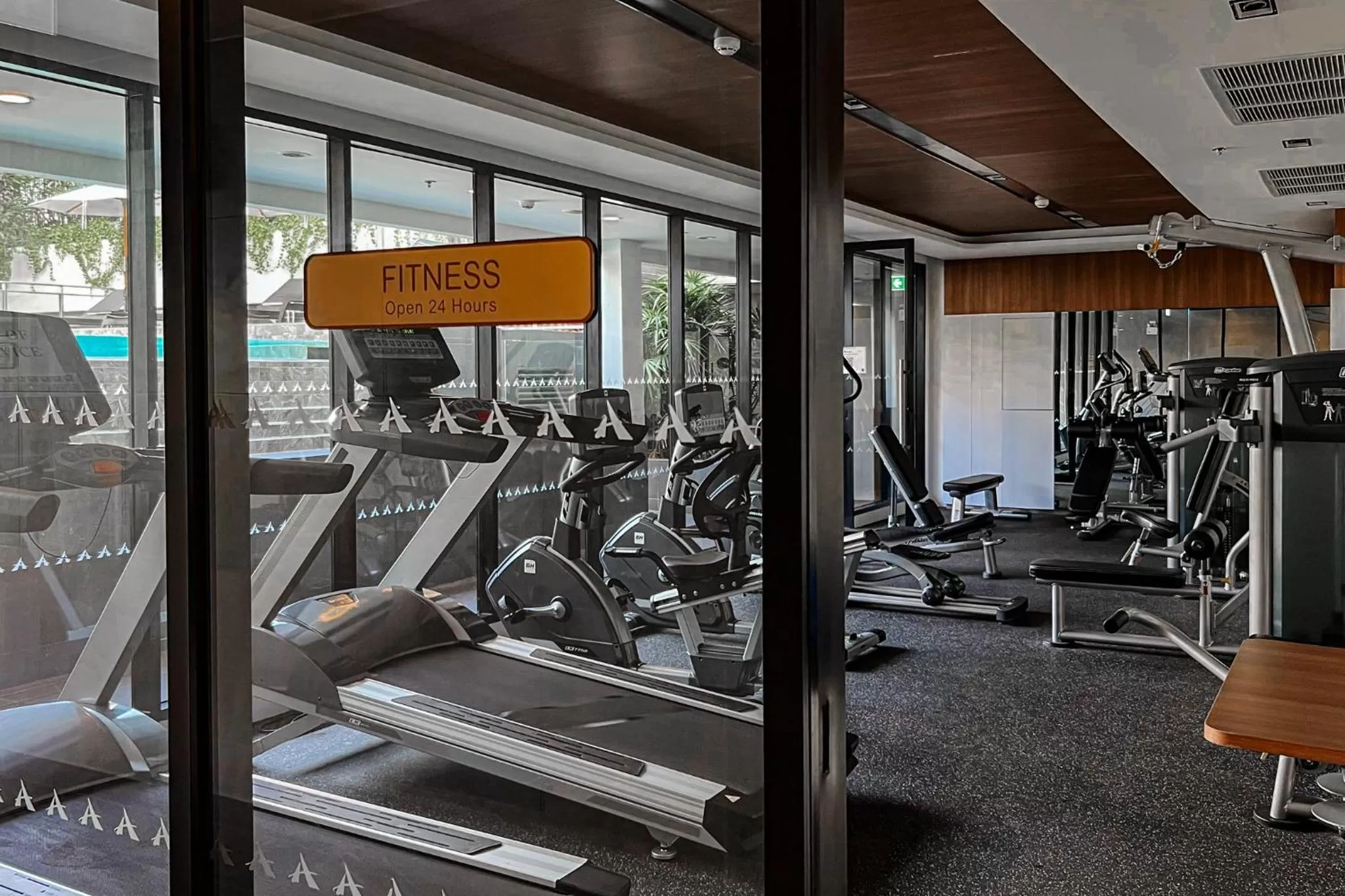 Fitness centre/facilities in Amanta Hotel & Residence Sathorn