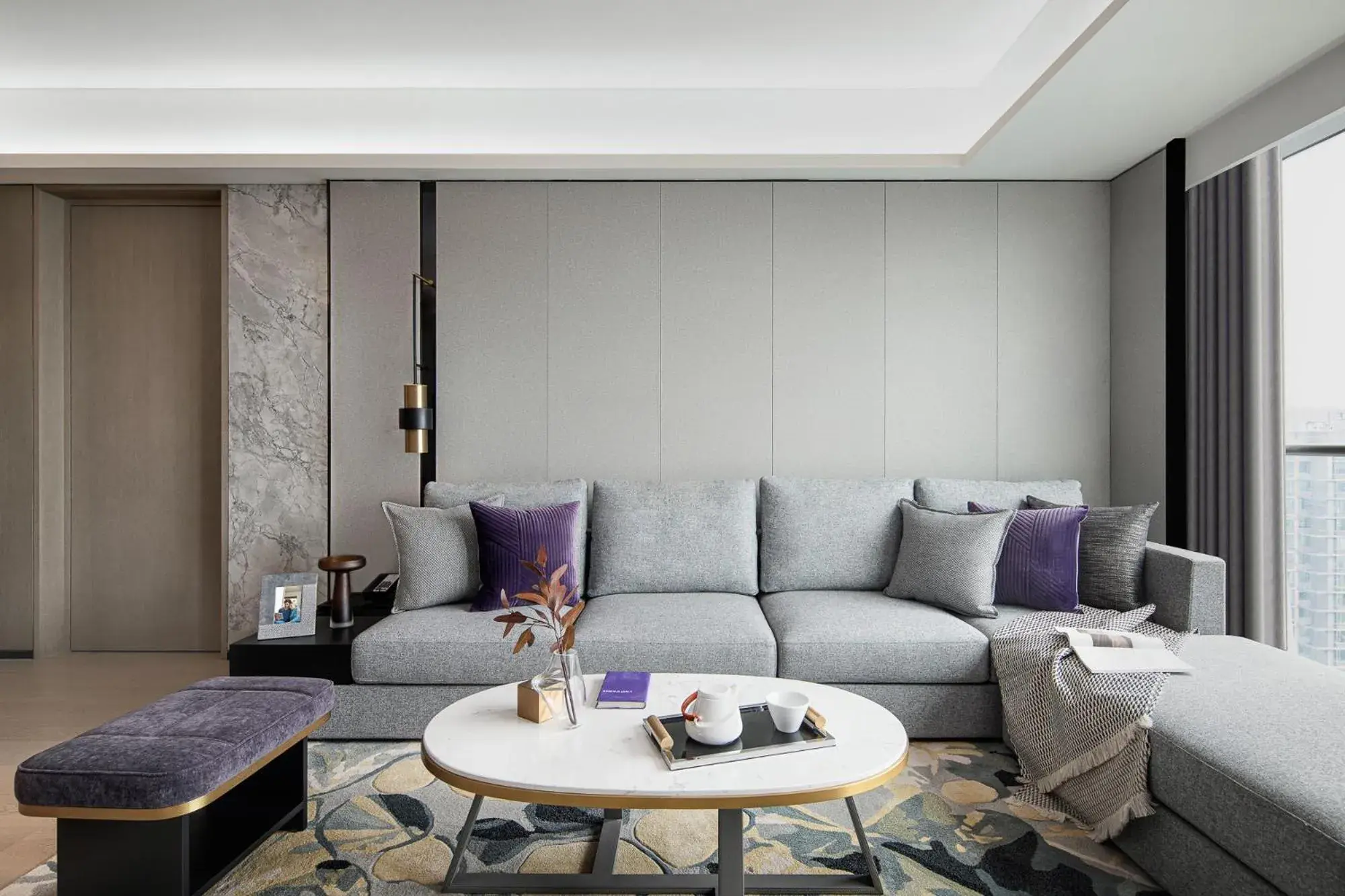 Living room, Seating Area in Ascott ICC Guangzhou