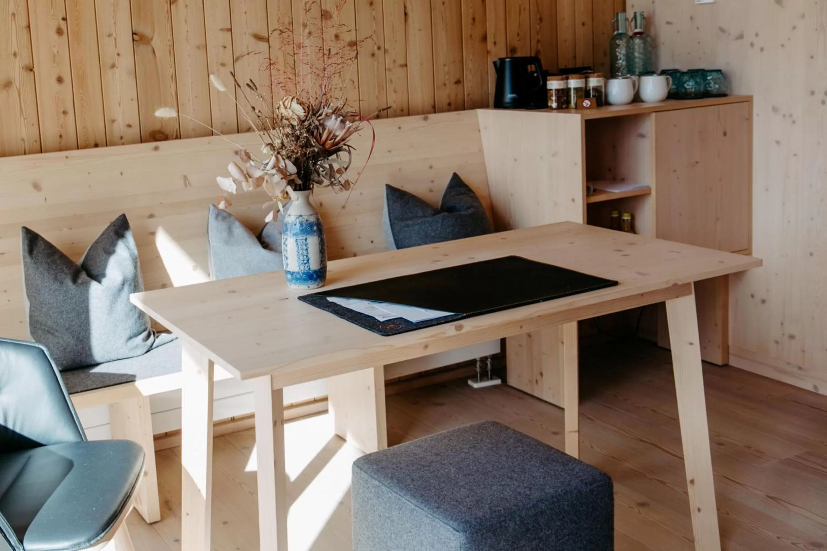 Seating area in Kulturhof Stanggass