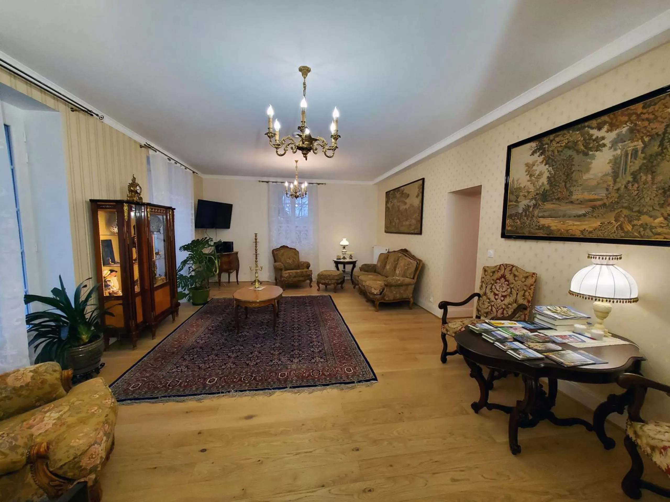 Living room in Logis Vélès