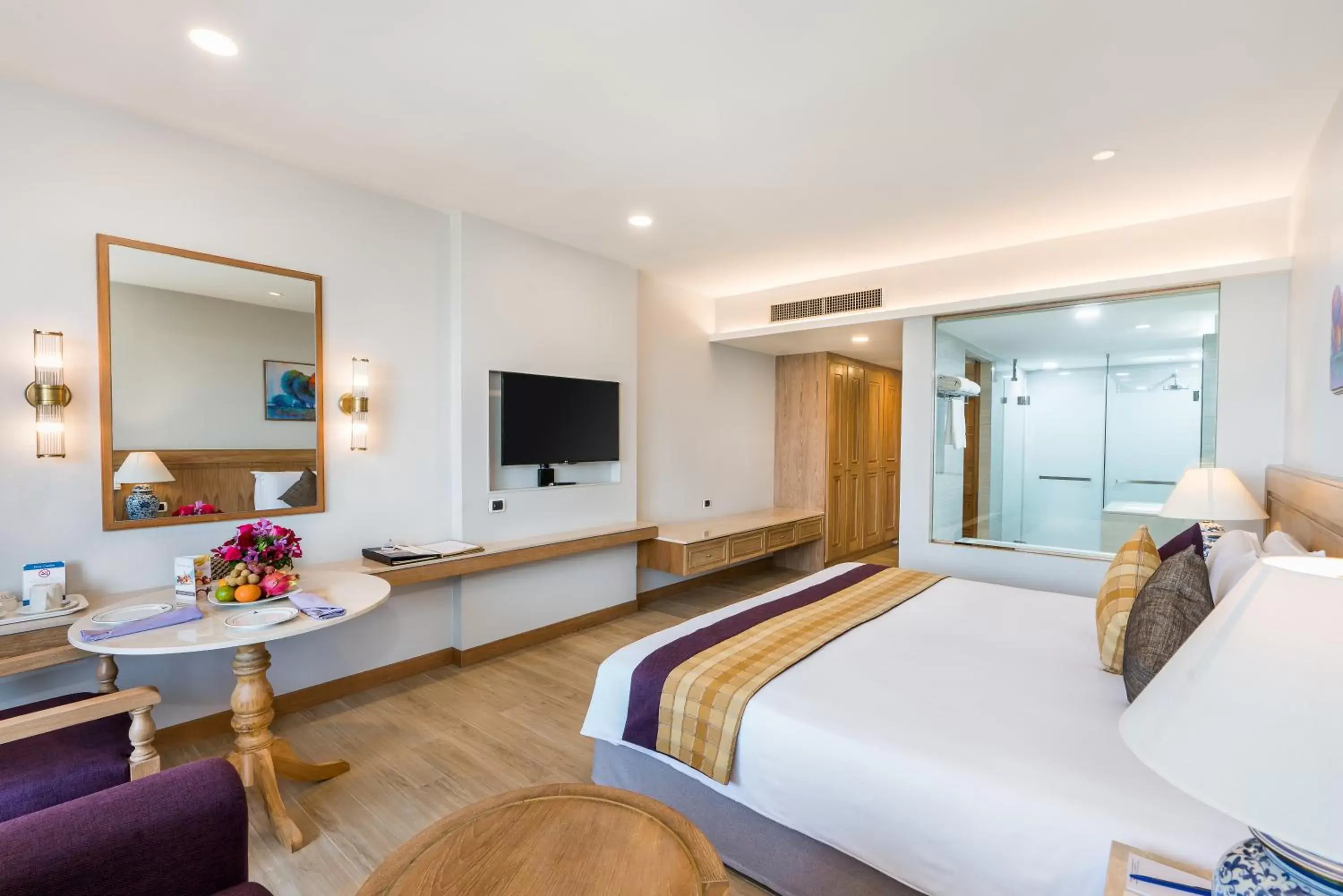 Bedroom in Royal Cliff Beach Hotel Pattaya