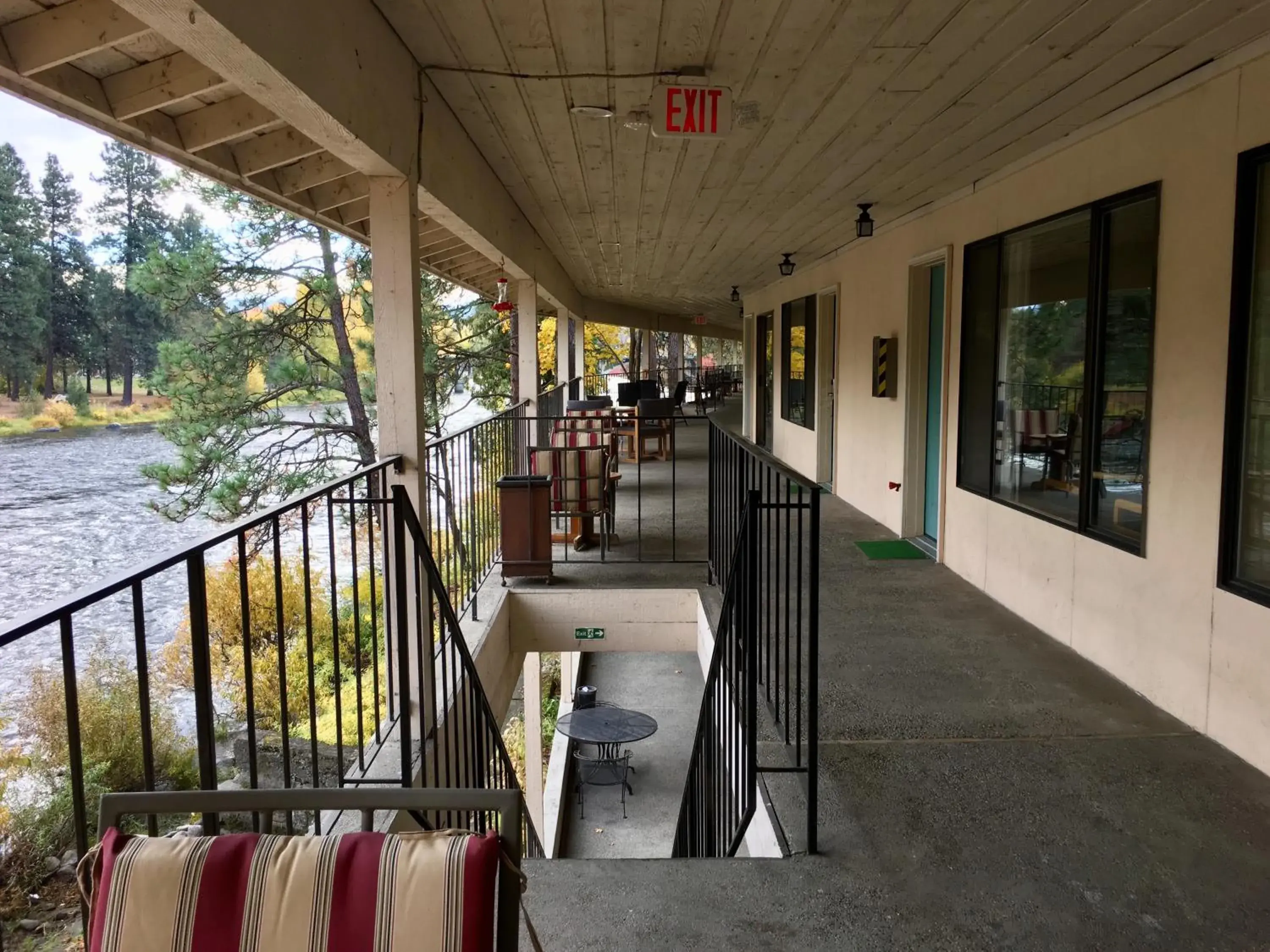 Balcony/Terrace in River's Edge Lodge