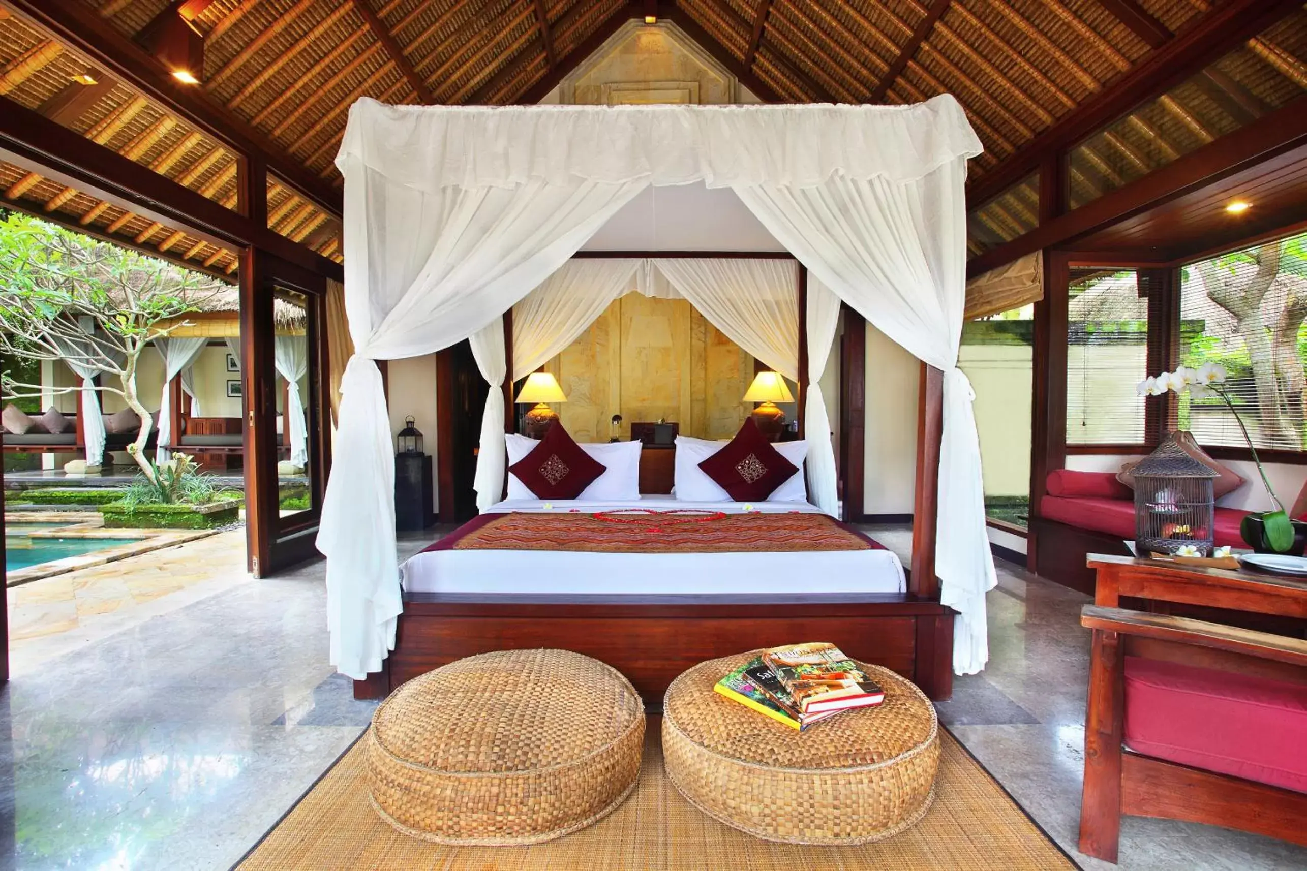 Bed in The Ubud Village Resort & Spa