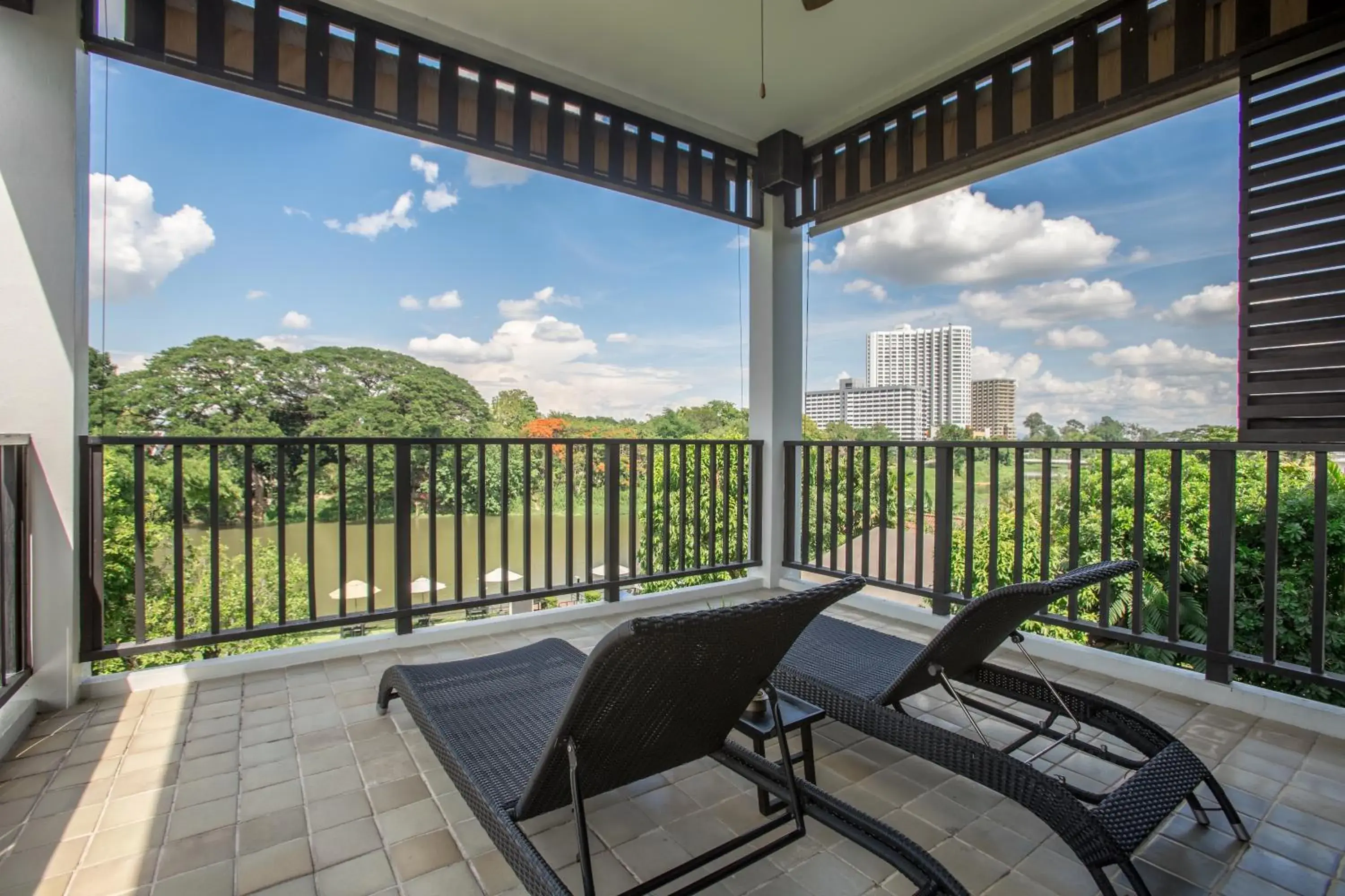 Balcony/Terrace in Aruntara Riverside Boutique Hotel