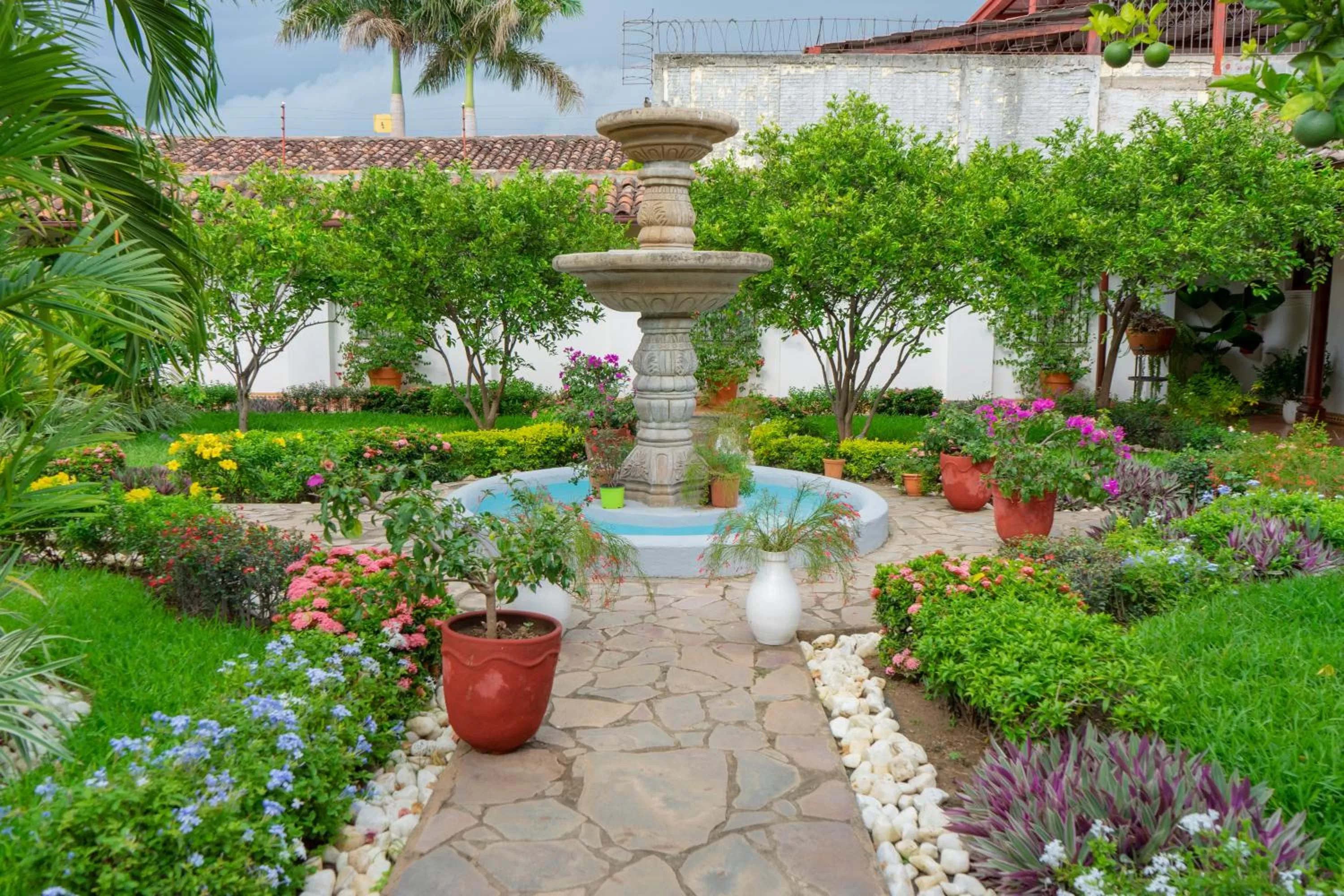 Garden in Hotel Boutique Adela