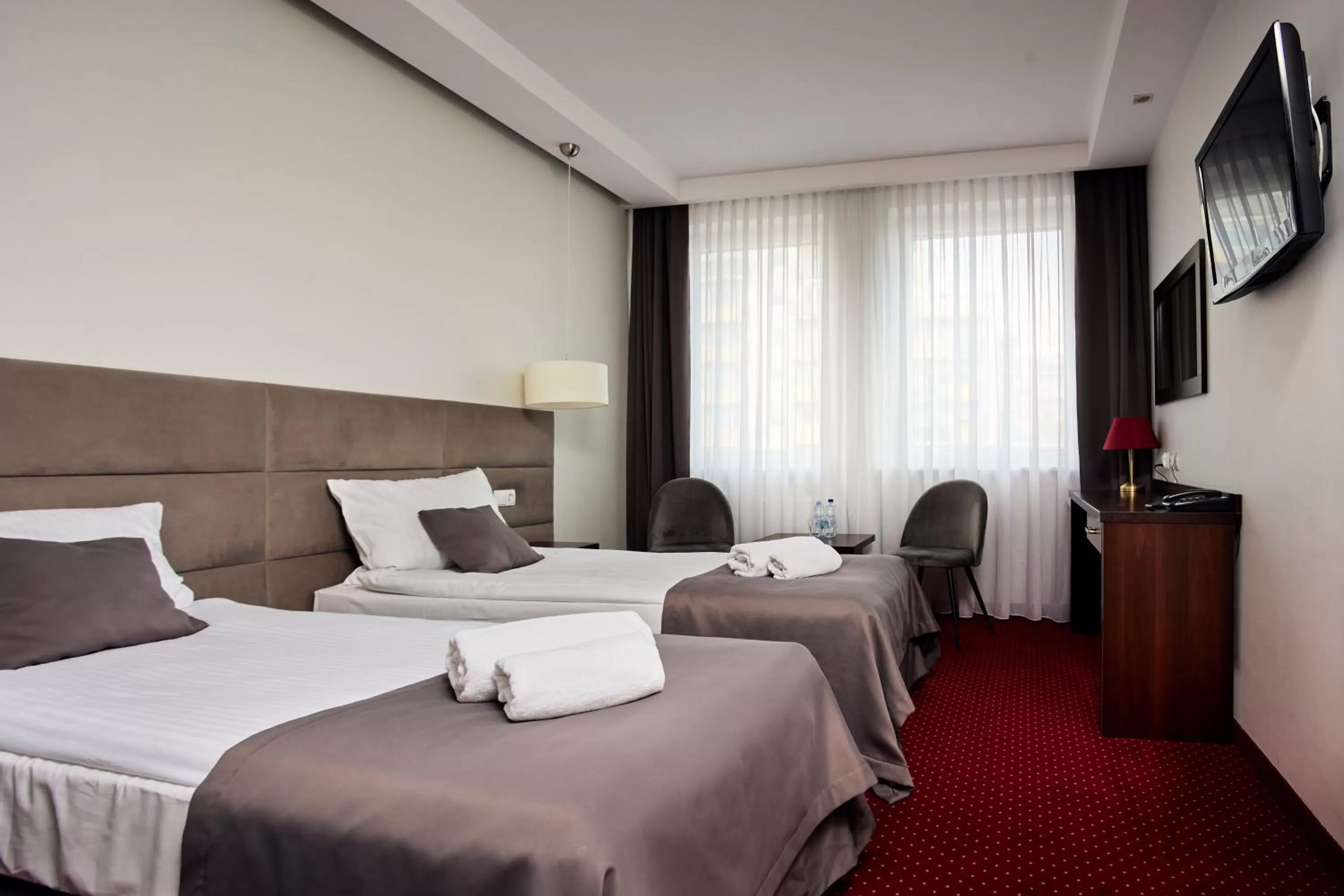 Bed in Hotel Maraton