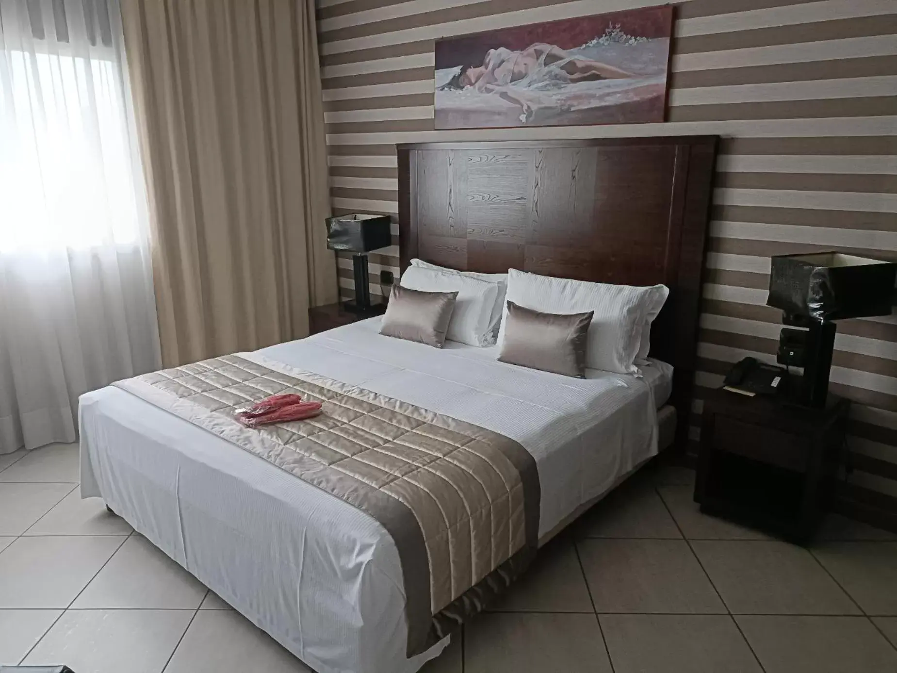 Bedroom, Bed in Green Hotel Ninfa