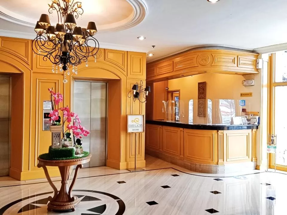Lobby or reception in The Grand Dame Hotel