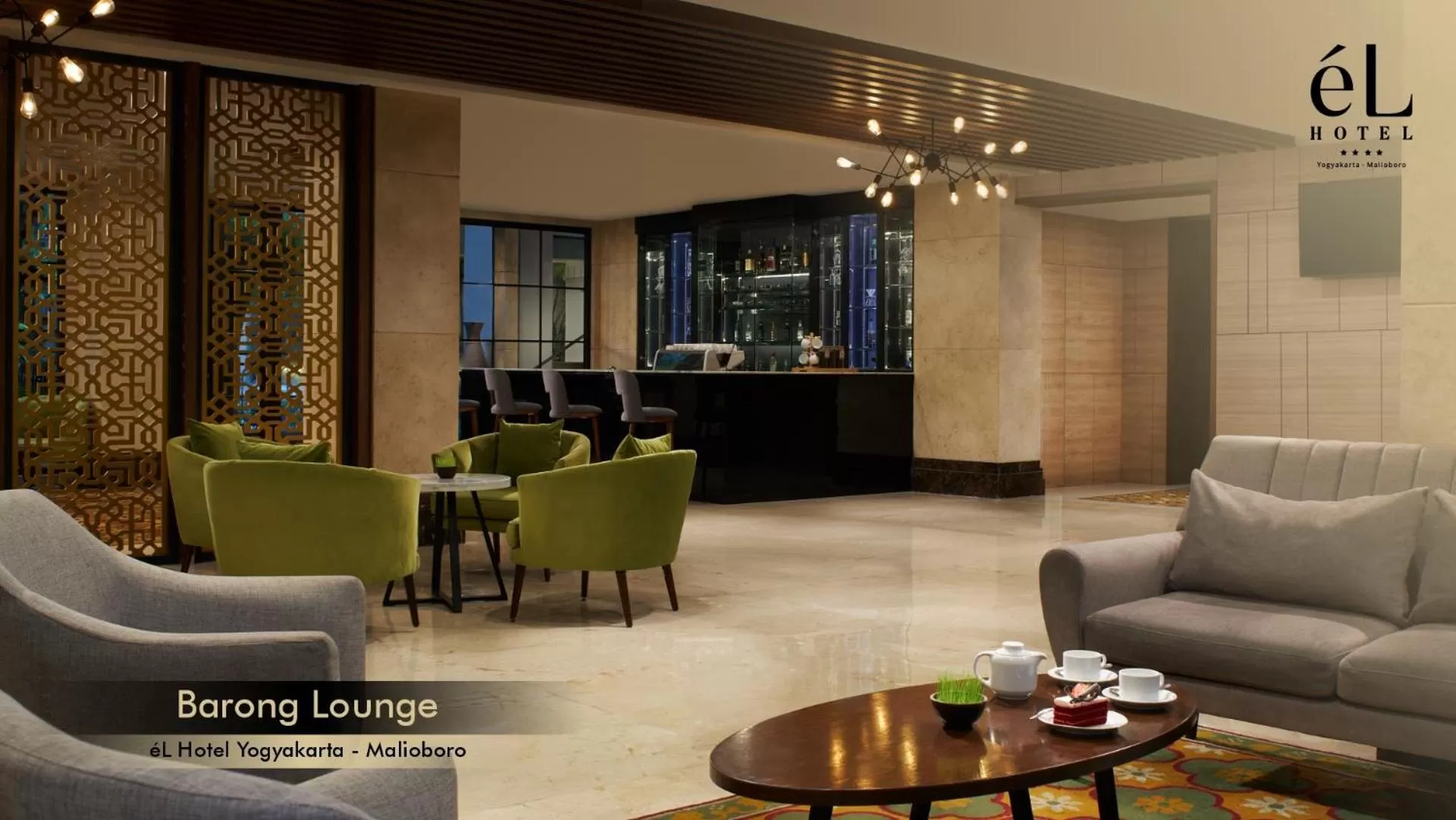 Lounge or bar in eL Hotel Yogyakarta Malioboro