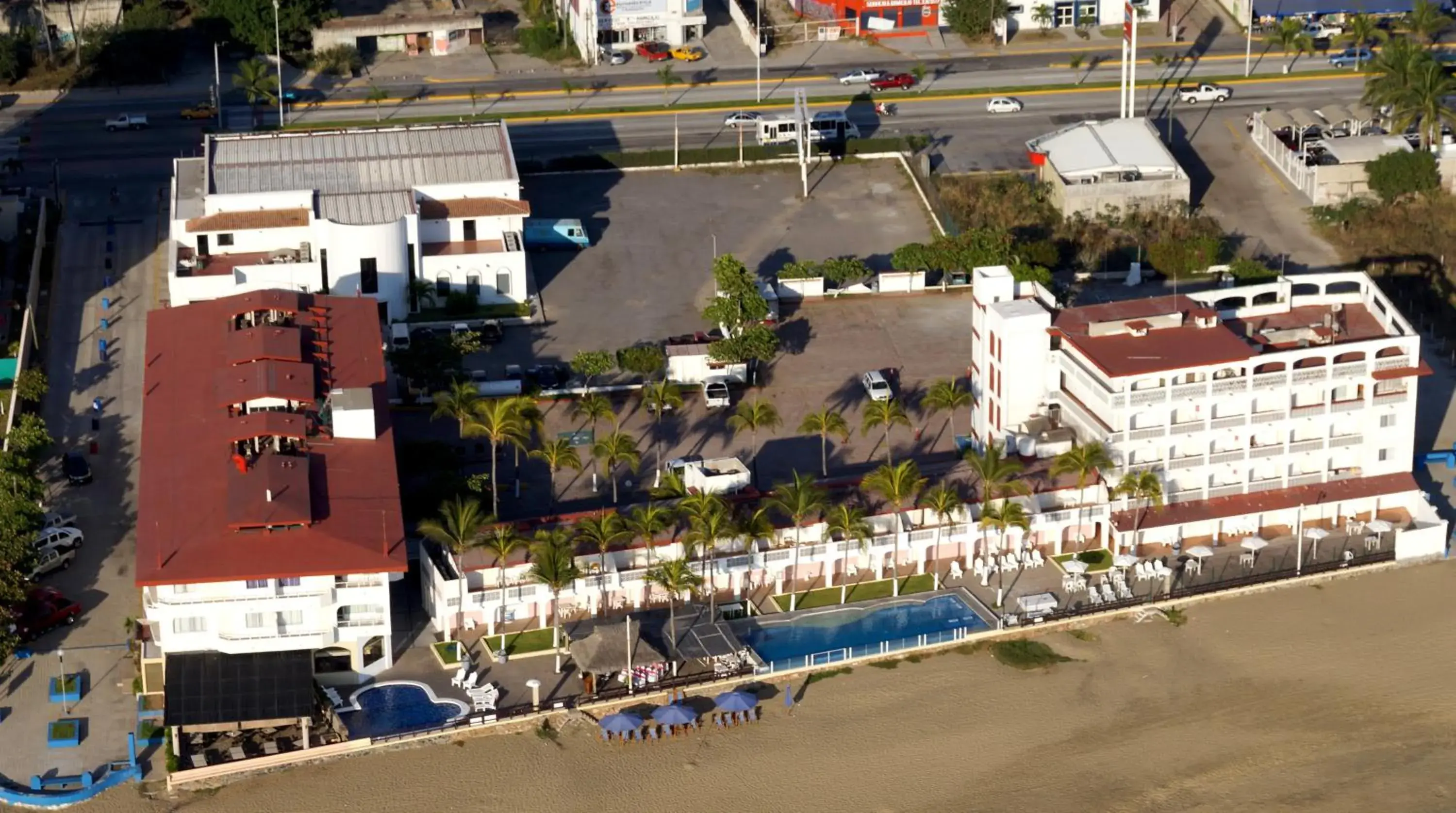 Beach, Bird's-eye View in Hotel Marbella