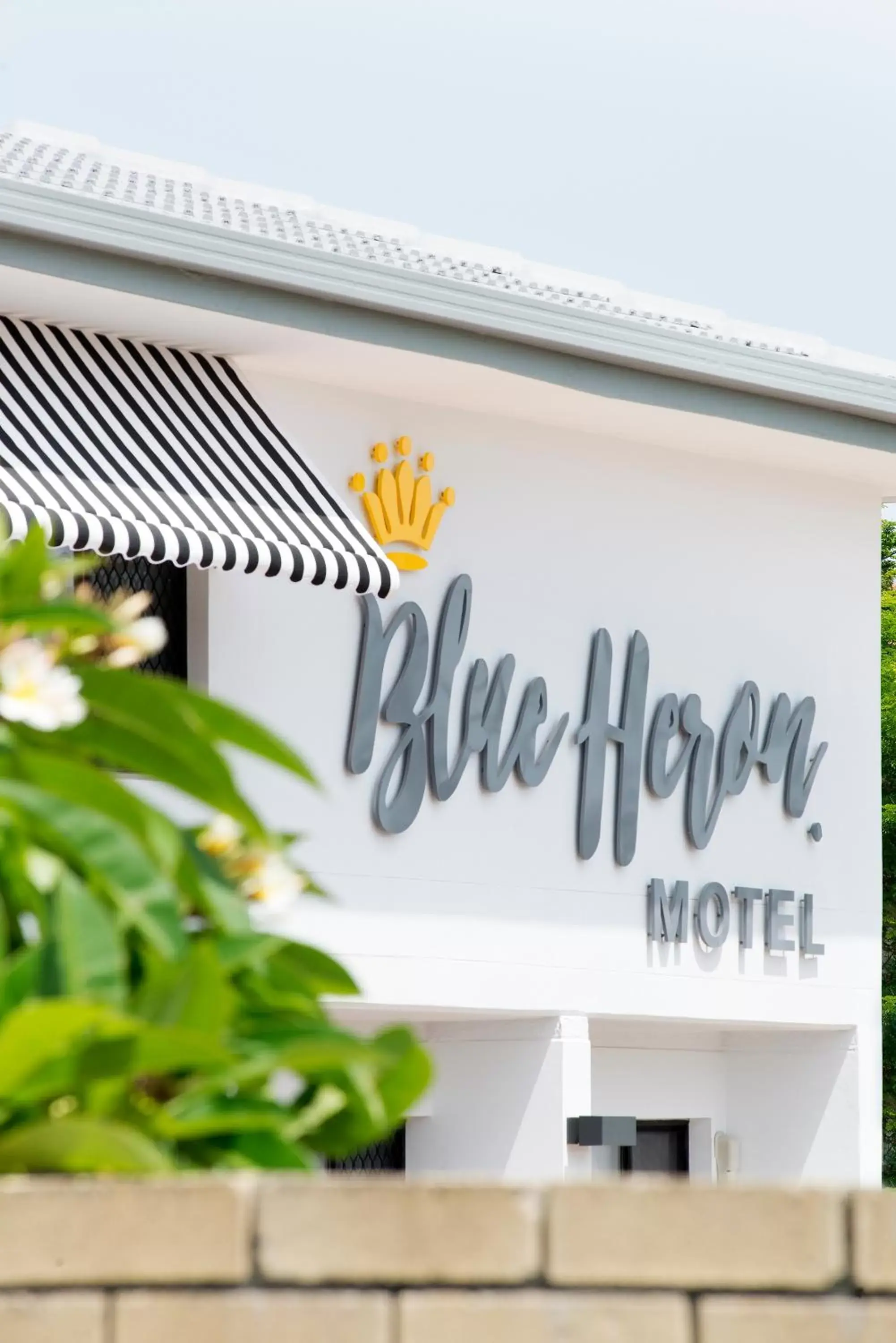 Decorative detail, Property Logo/Sign in Blue Heron Boutique Motel