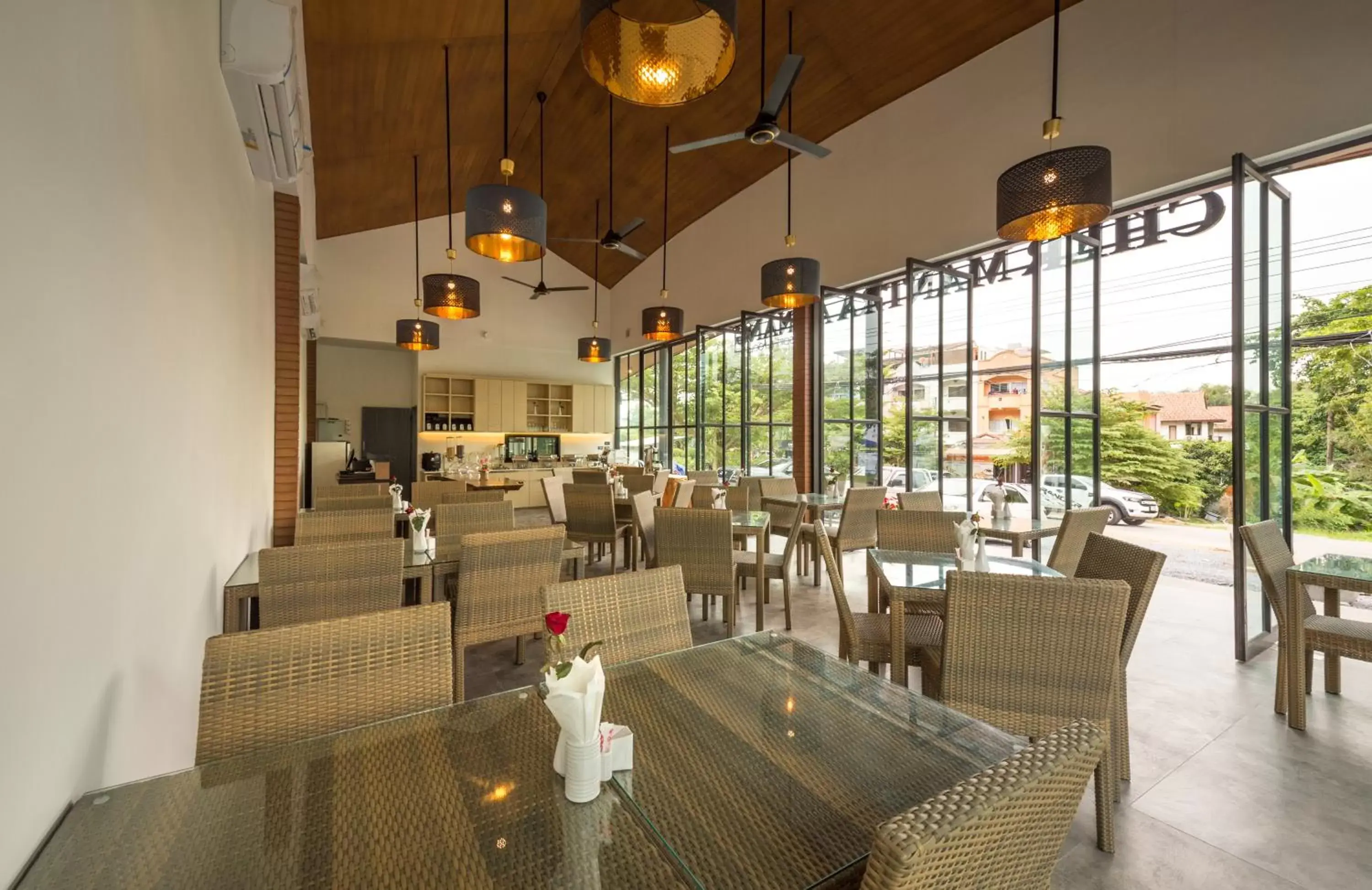 Breakfast, Restaurant/Places to Eat in Cher​mantra​ Aonang​ Resort & Pool​ Suite