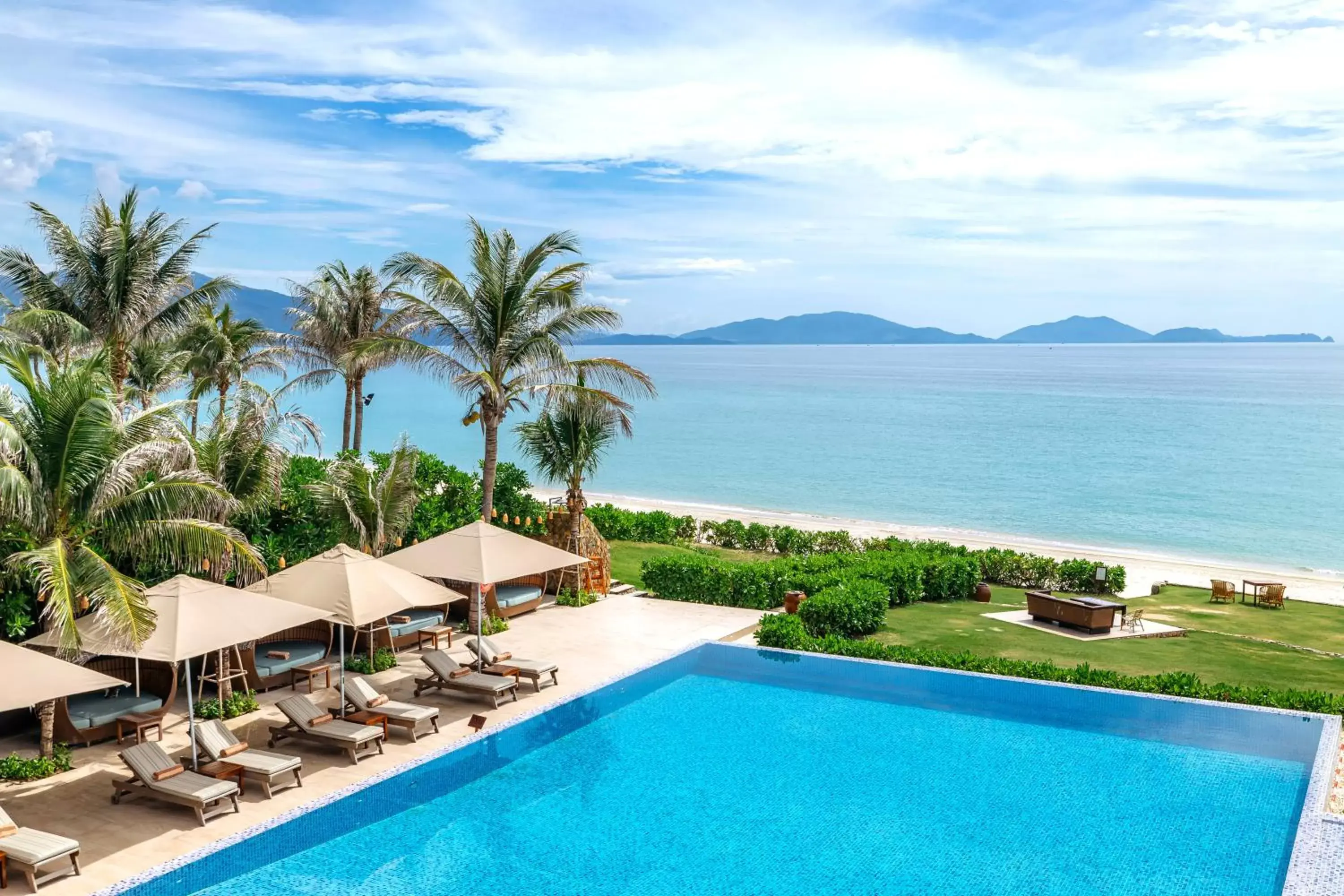 Balcony/Terrace, Swimming Pool in Fusion Resort Cam Ranh - All Spa Inclusive