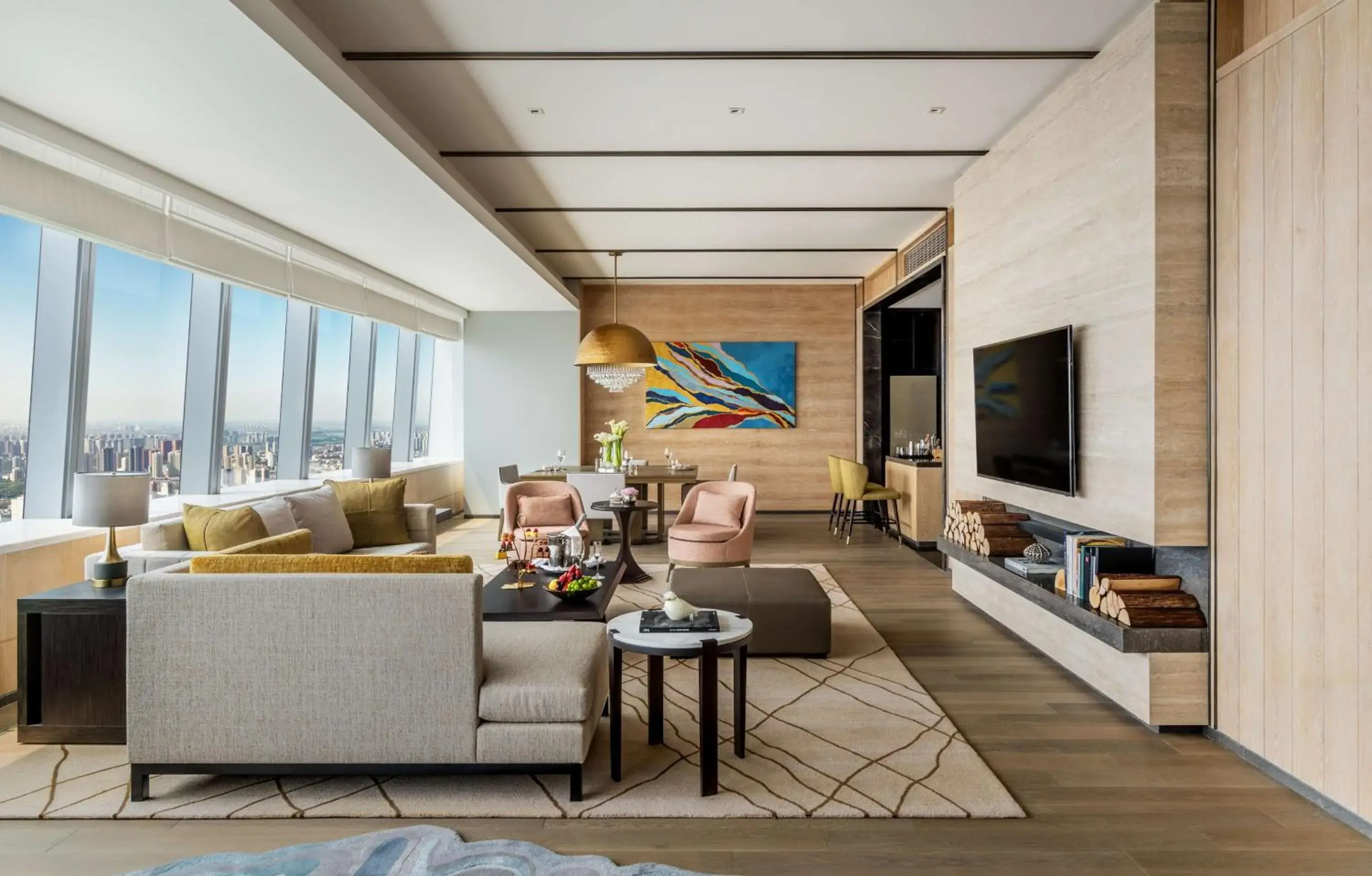 Living room, Seating Area in Conrad Shenyang