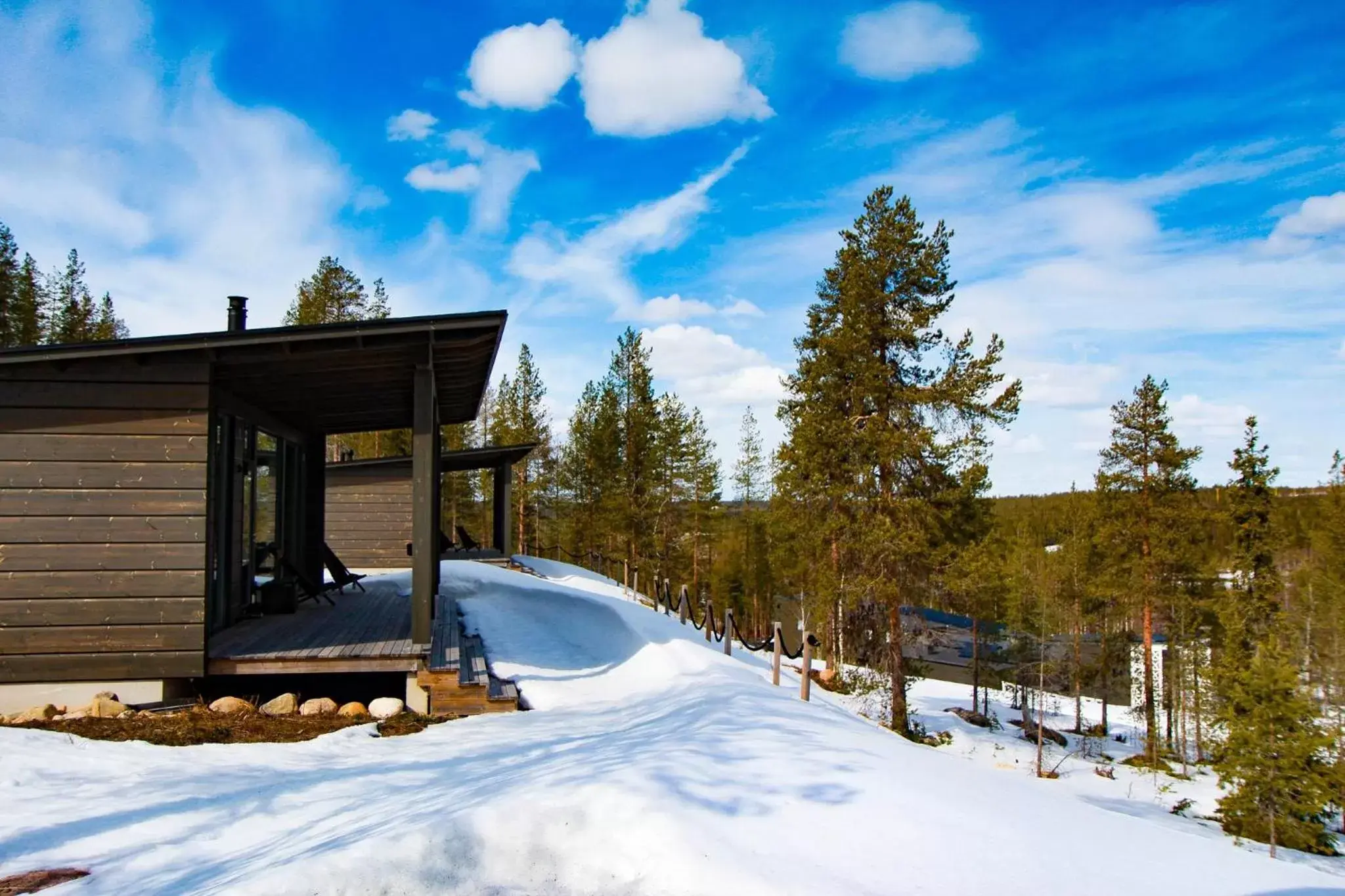 Winter in Arctic TreeHouse Hotel