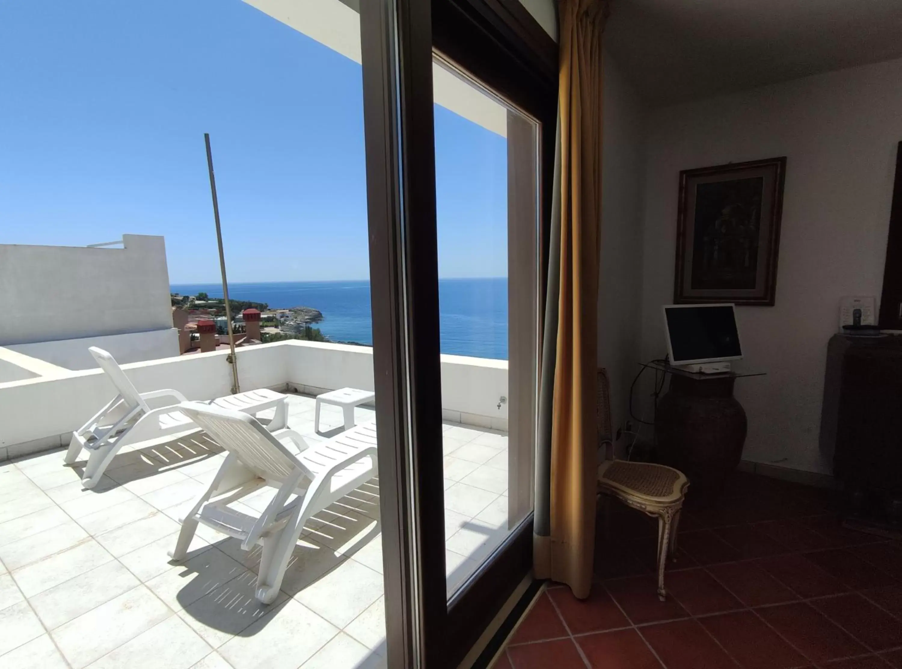 Balcony/Terrace in La Rosa Sul Mare