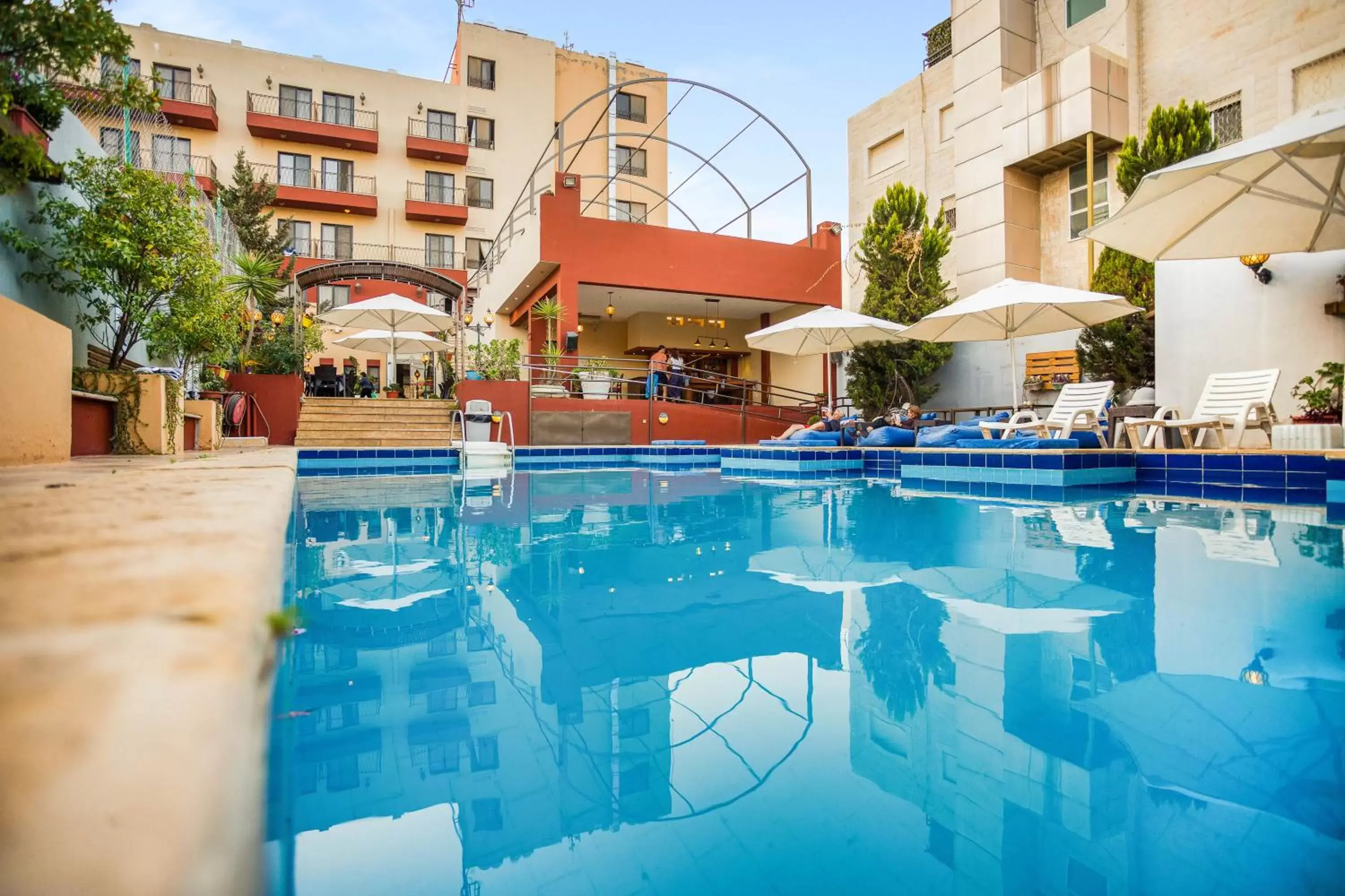 Property building, Swimming Pool in Grand Hotel Madaba