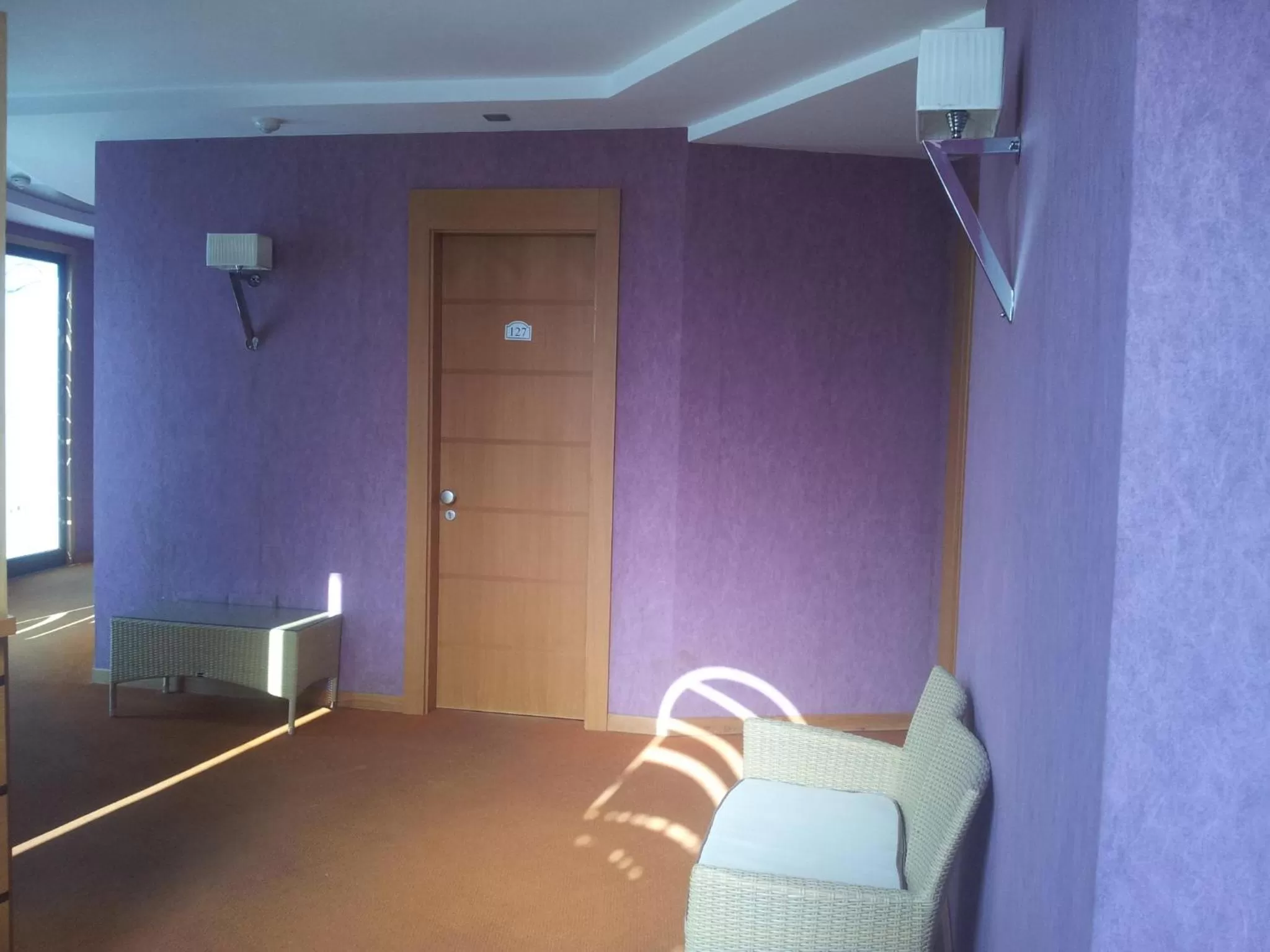 Decorative detail, Bed in Hotel Ginepro