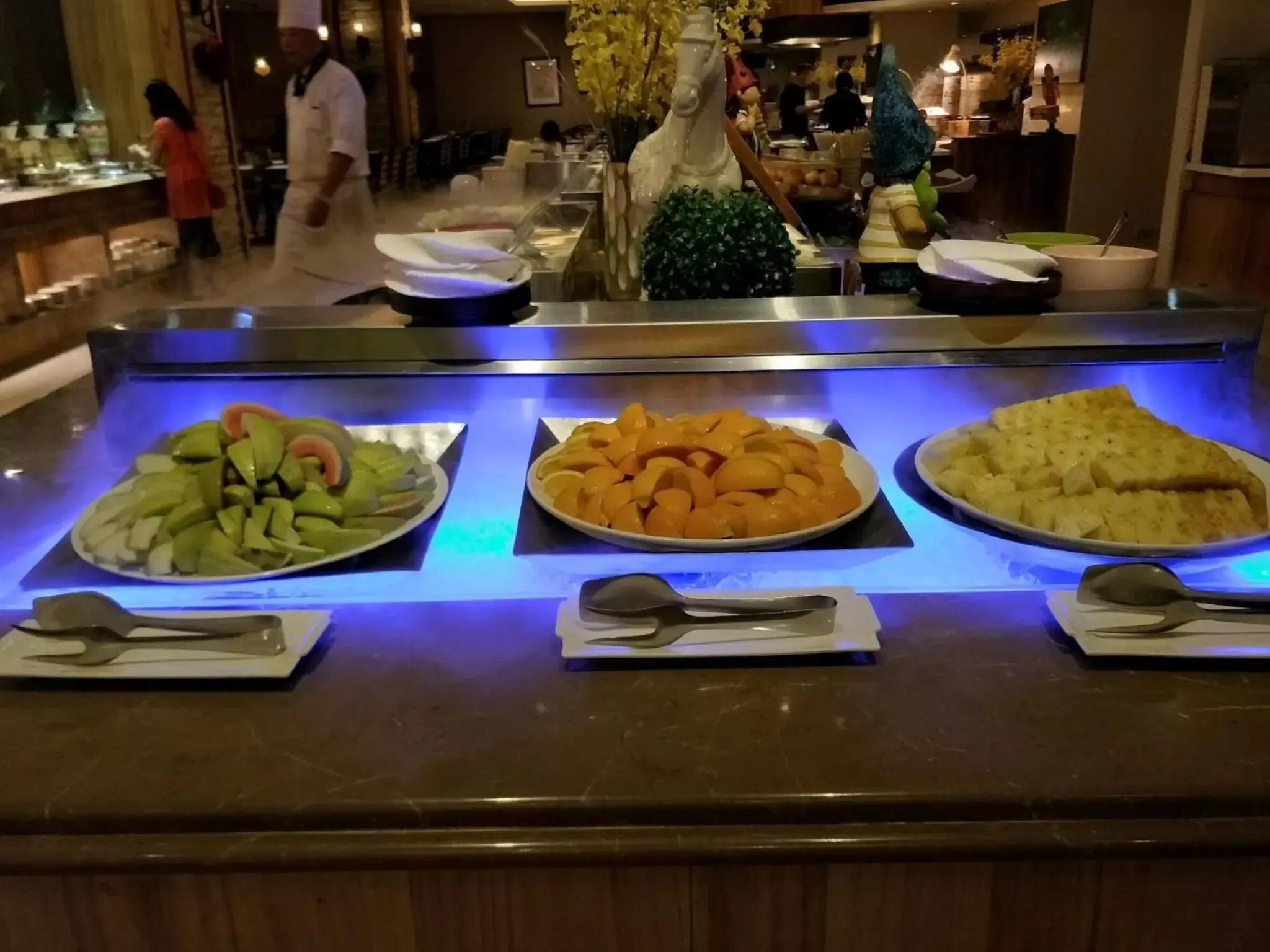 Buffet breakfast in Chateau de Chine Hotel Hualien