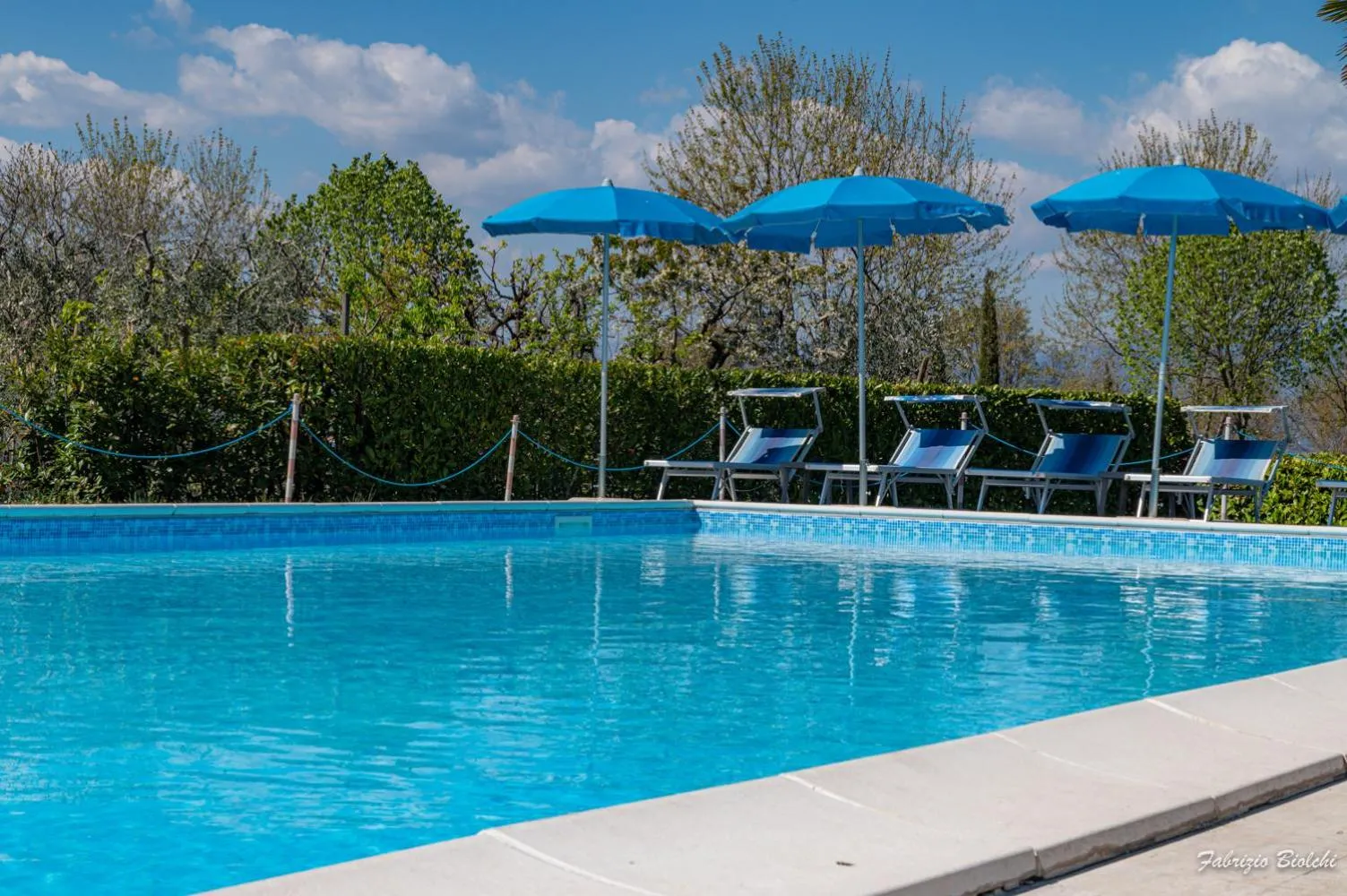 Swimming pool in Albergo Bagner