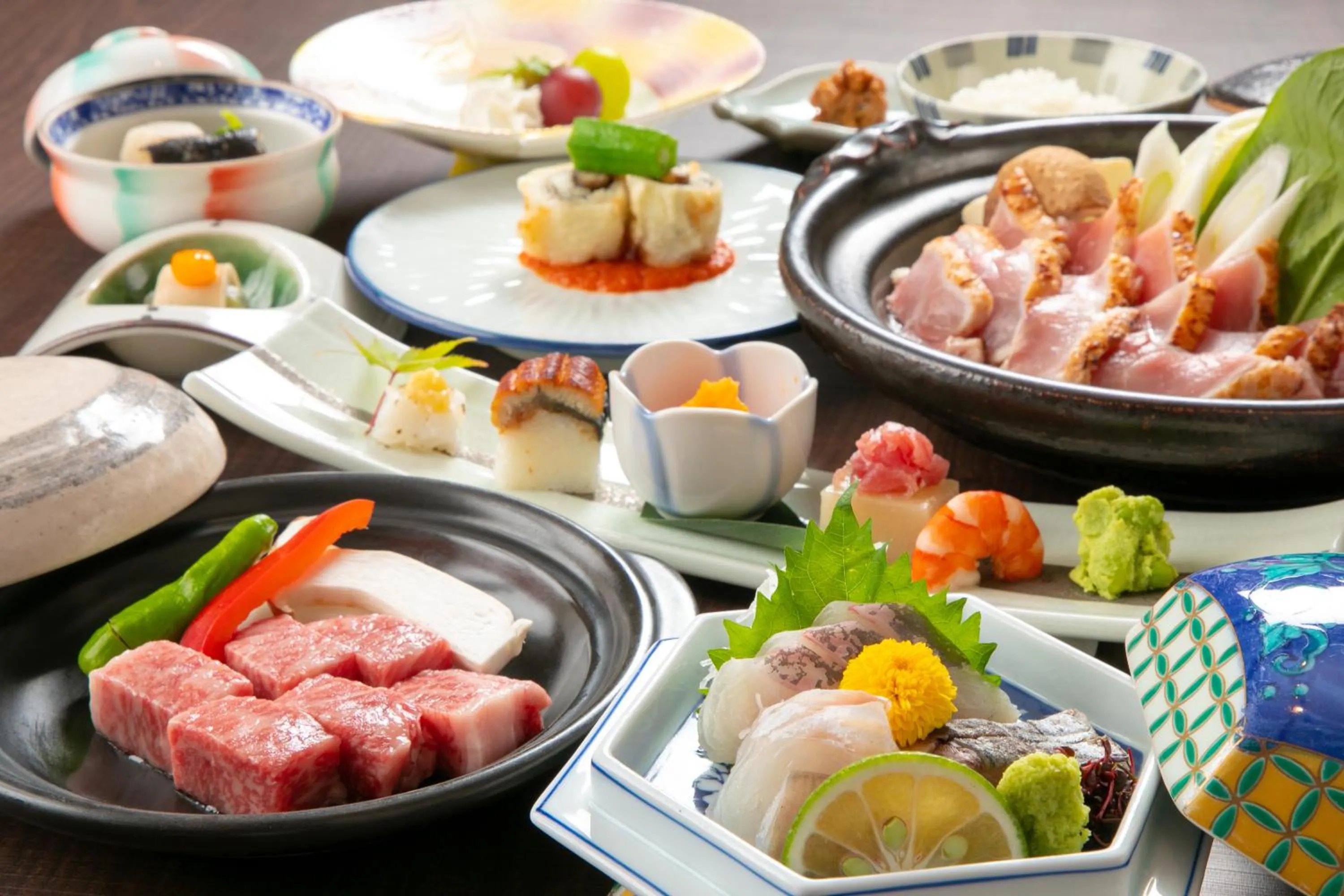 Dinner in Oyado Ichizen