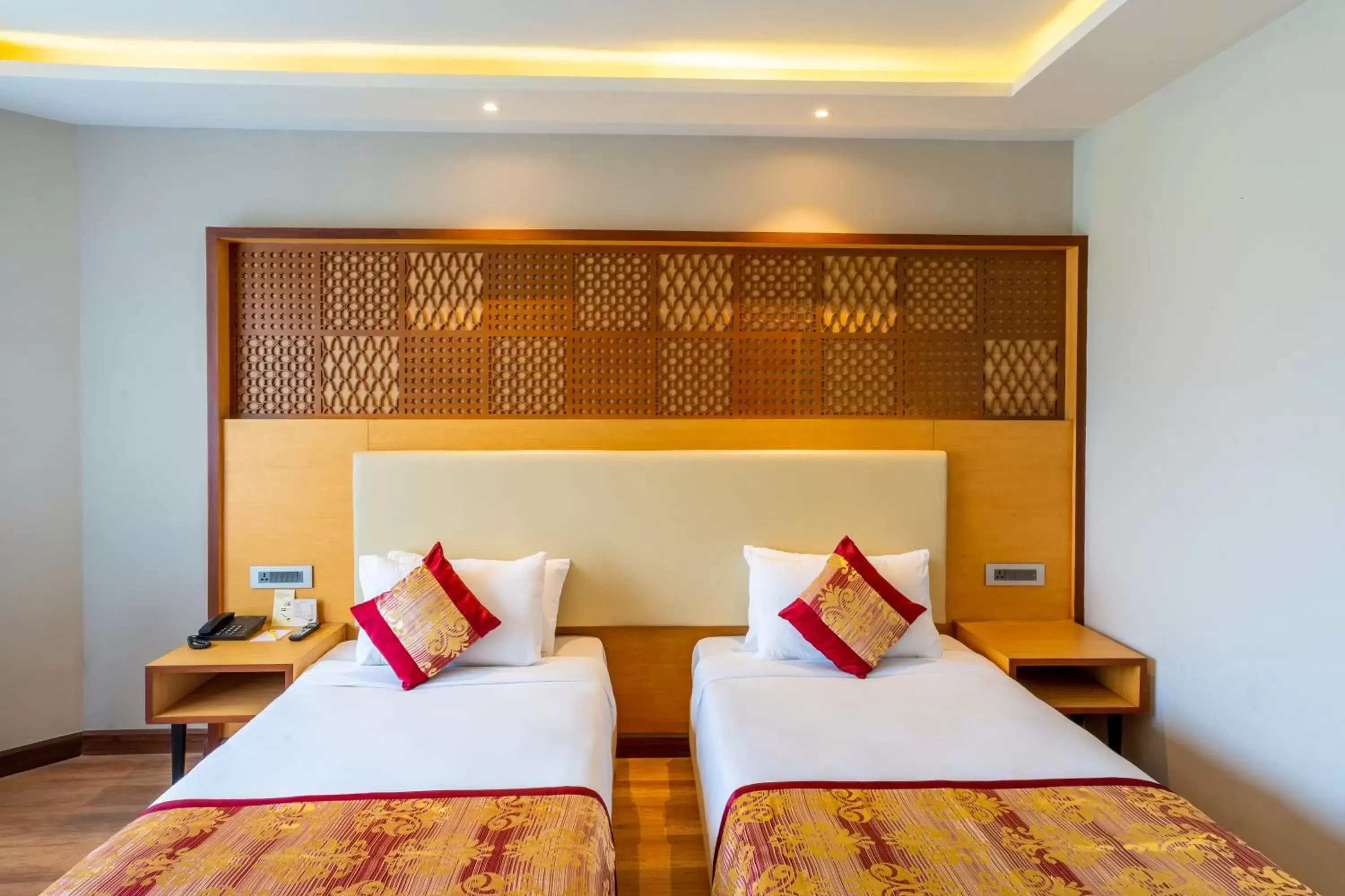 Bedroom, Bed in Hotel Pokhara Grande