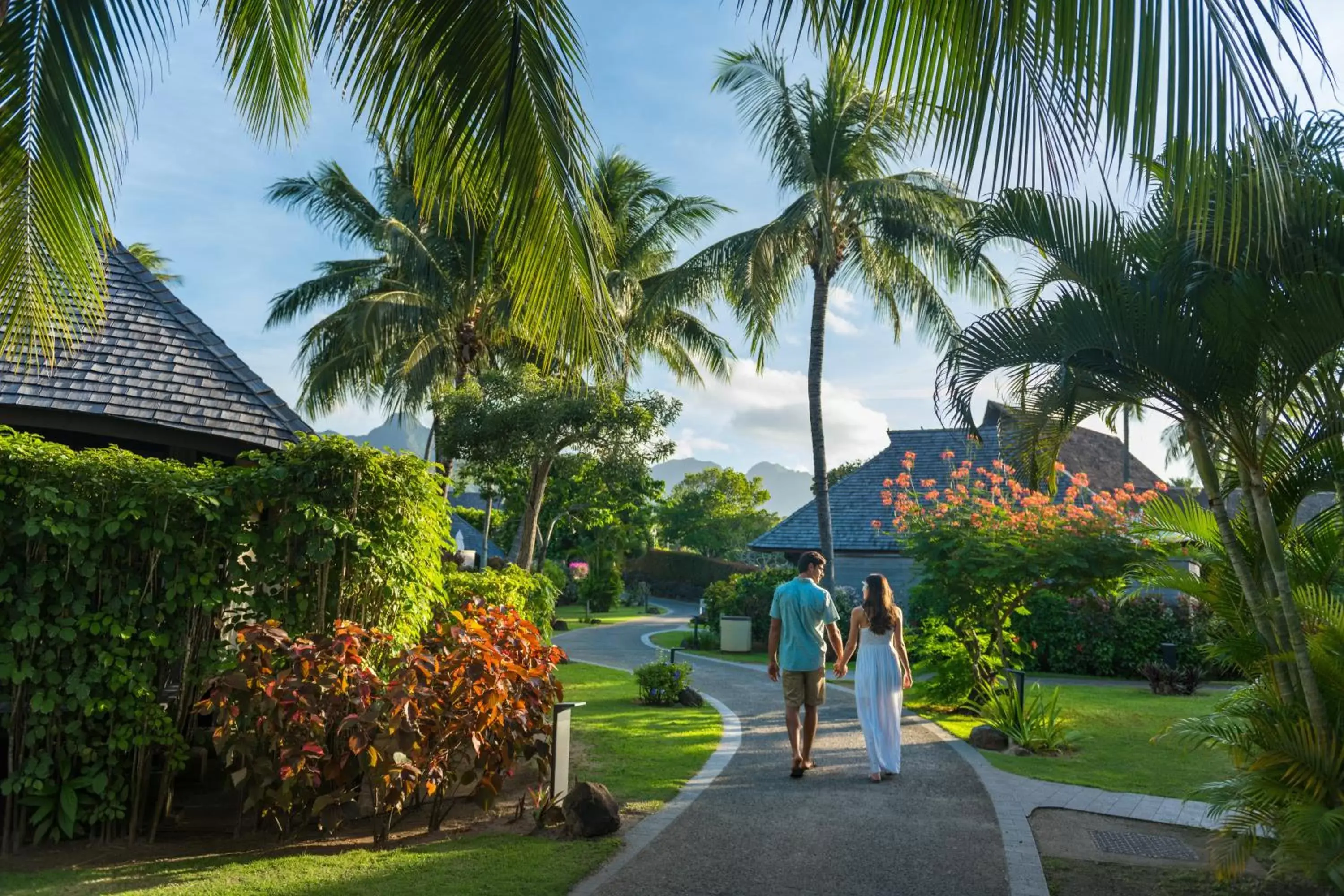 Twin Garden Bungalow with Private Pool in Hilton Moorea Lagoon Resort & Spa Twin Garden Bungalow with Private Pool in Hilton Moorea Lagoon Resort & Spa