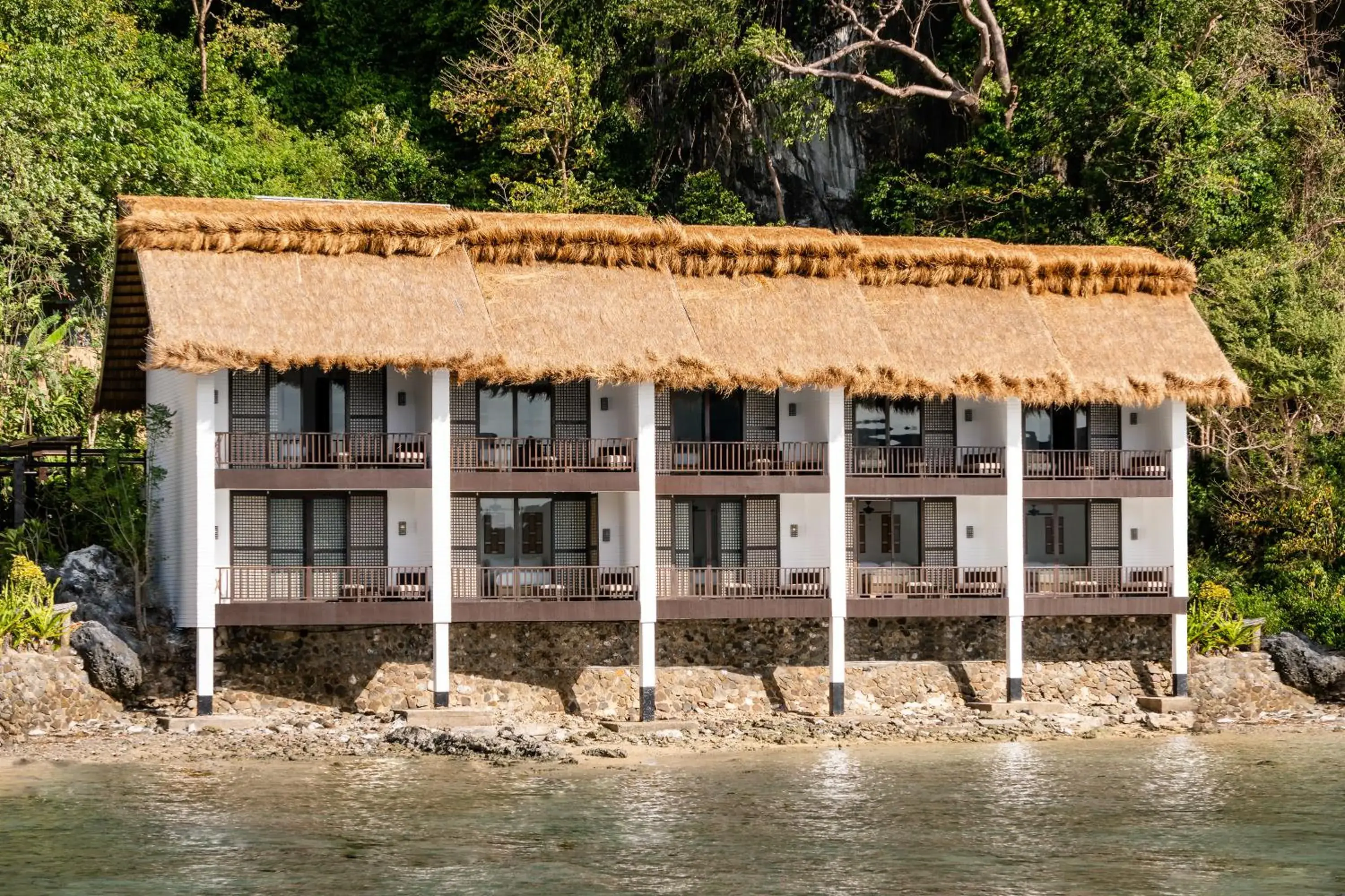 Facade/entrance in El Nido Resorts Miniloc Island Facade/entrance in El Nido Resorts Miniloc Island
