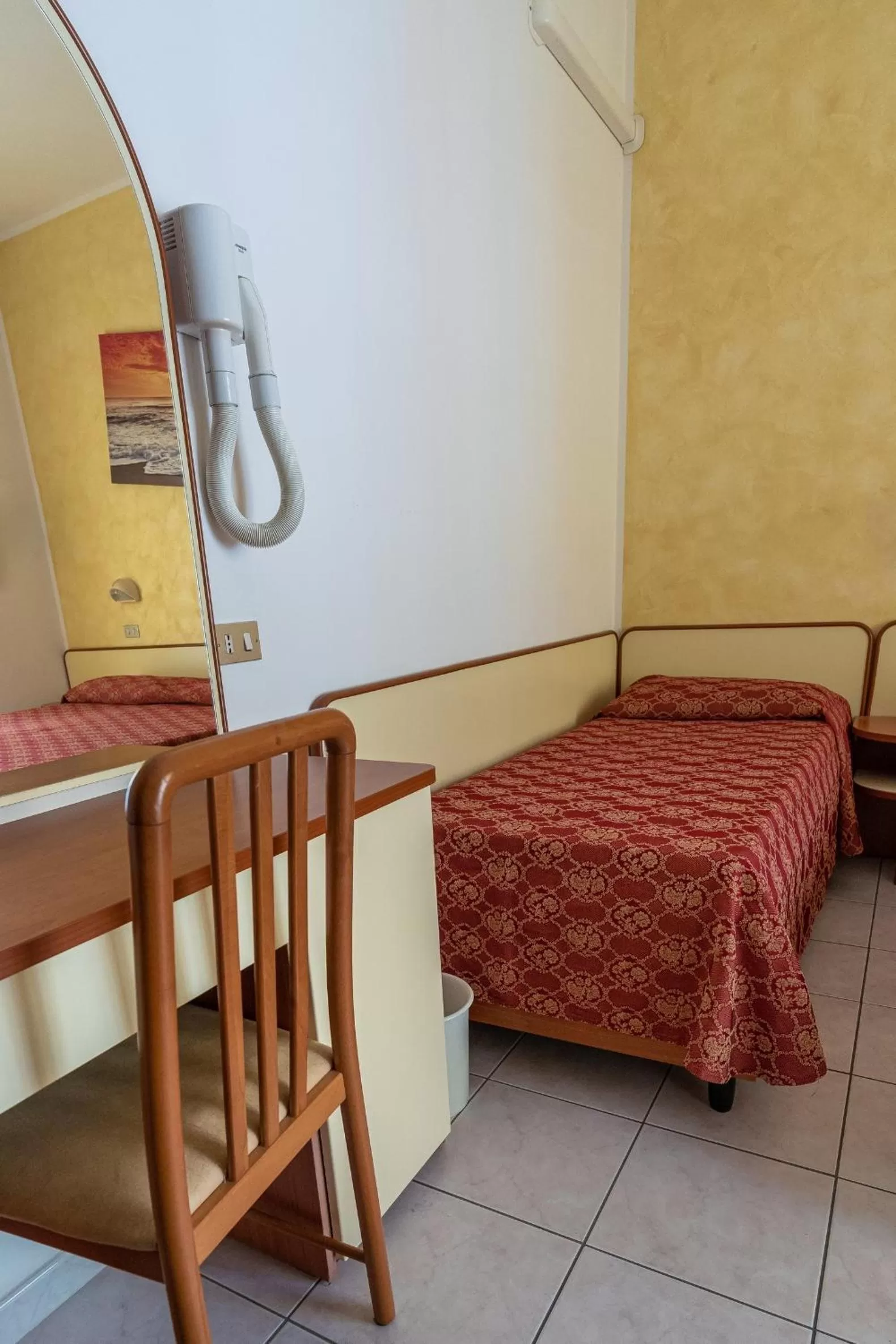 Bed in Hotel Zanella