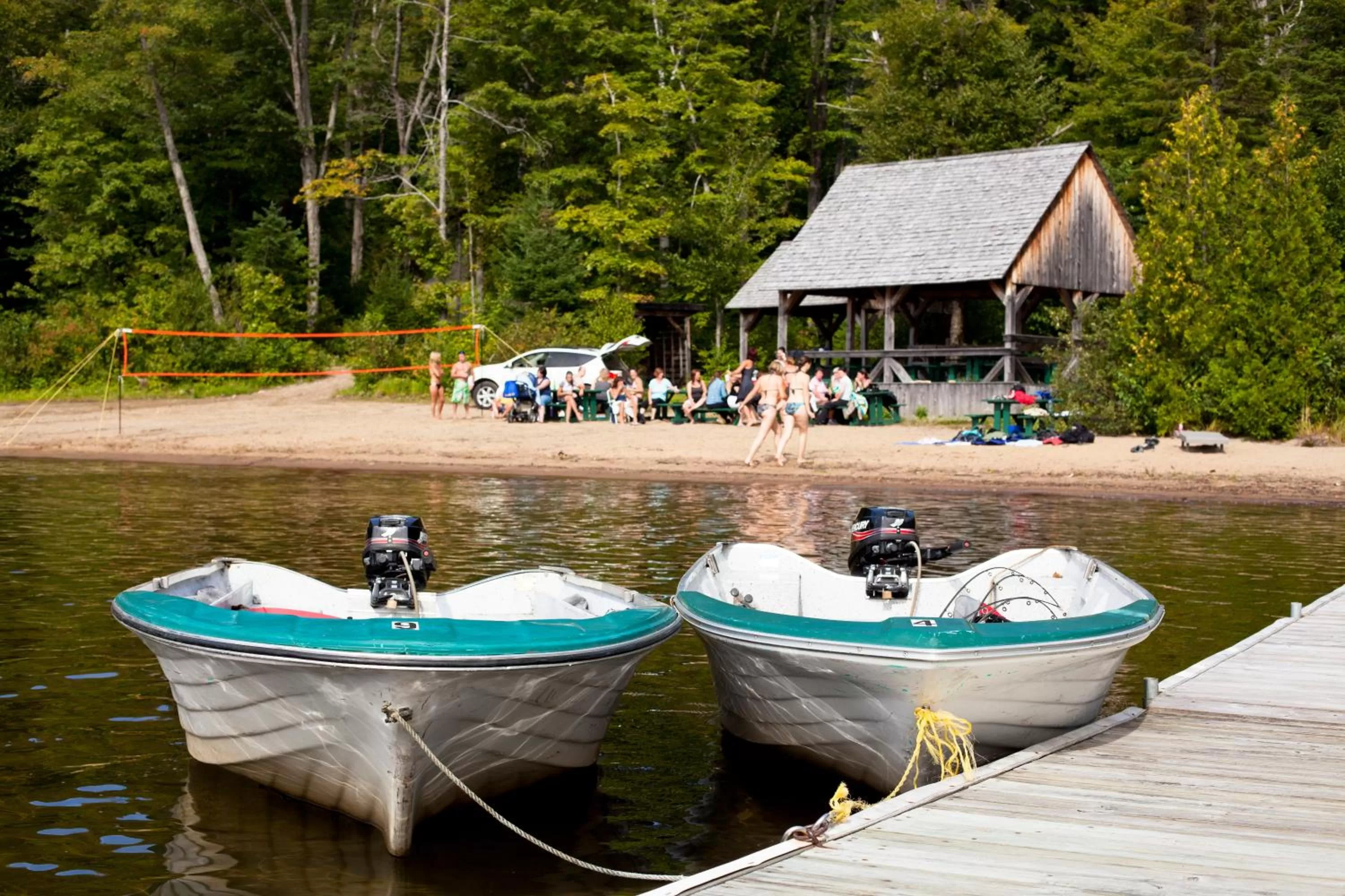 Beach in Auberge du Lac-à-l'Eau-Claire