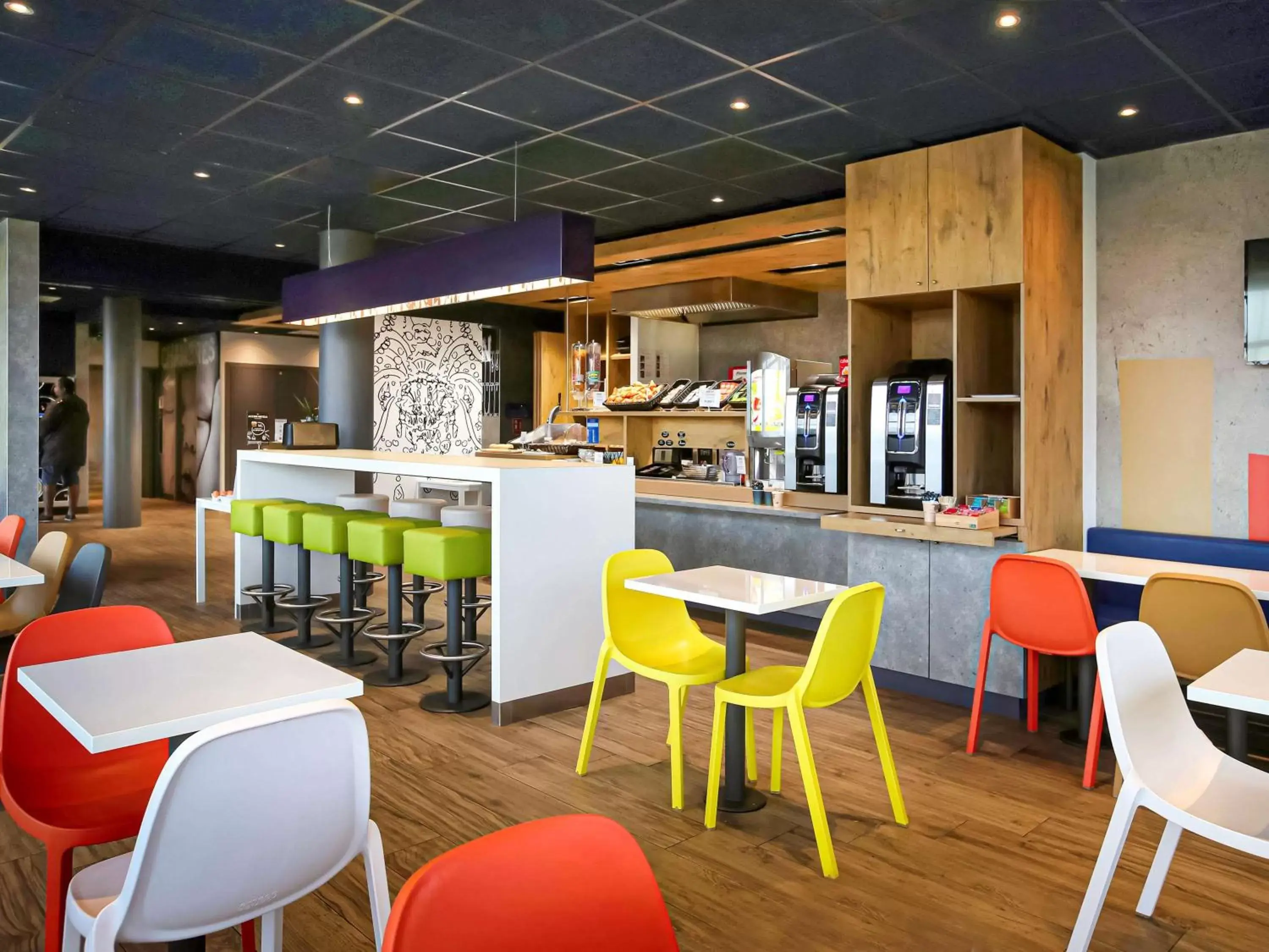 Restaurant/places to eat, Lounge/Bar in ibis budget Geneve Saint Genis Pouilly