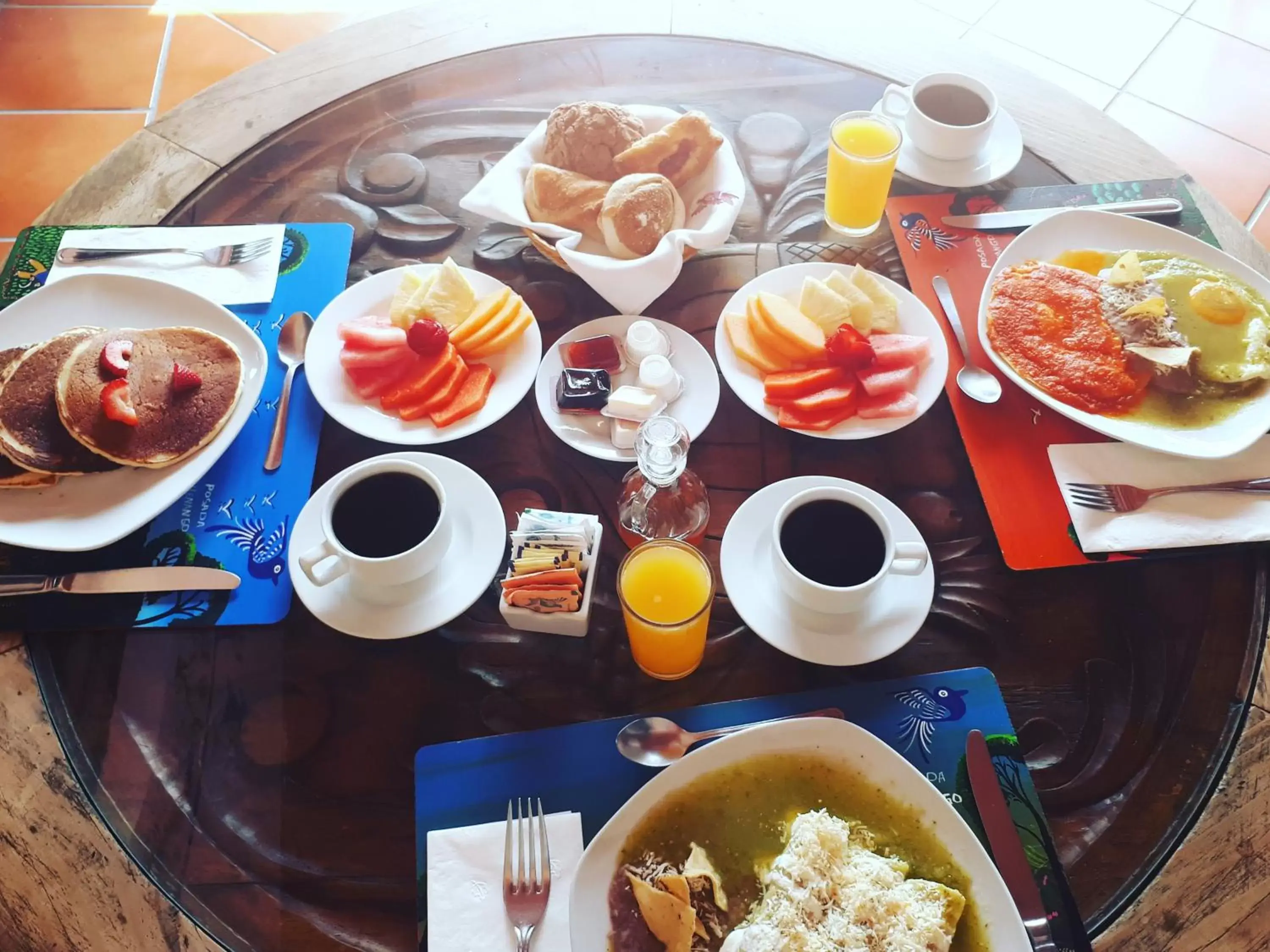 Breakfast in Hotel Spa Posada Tlaltenango