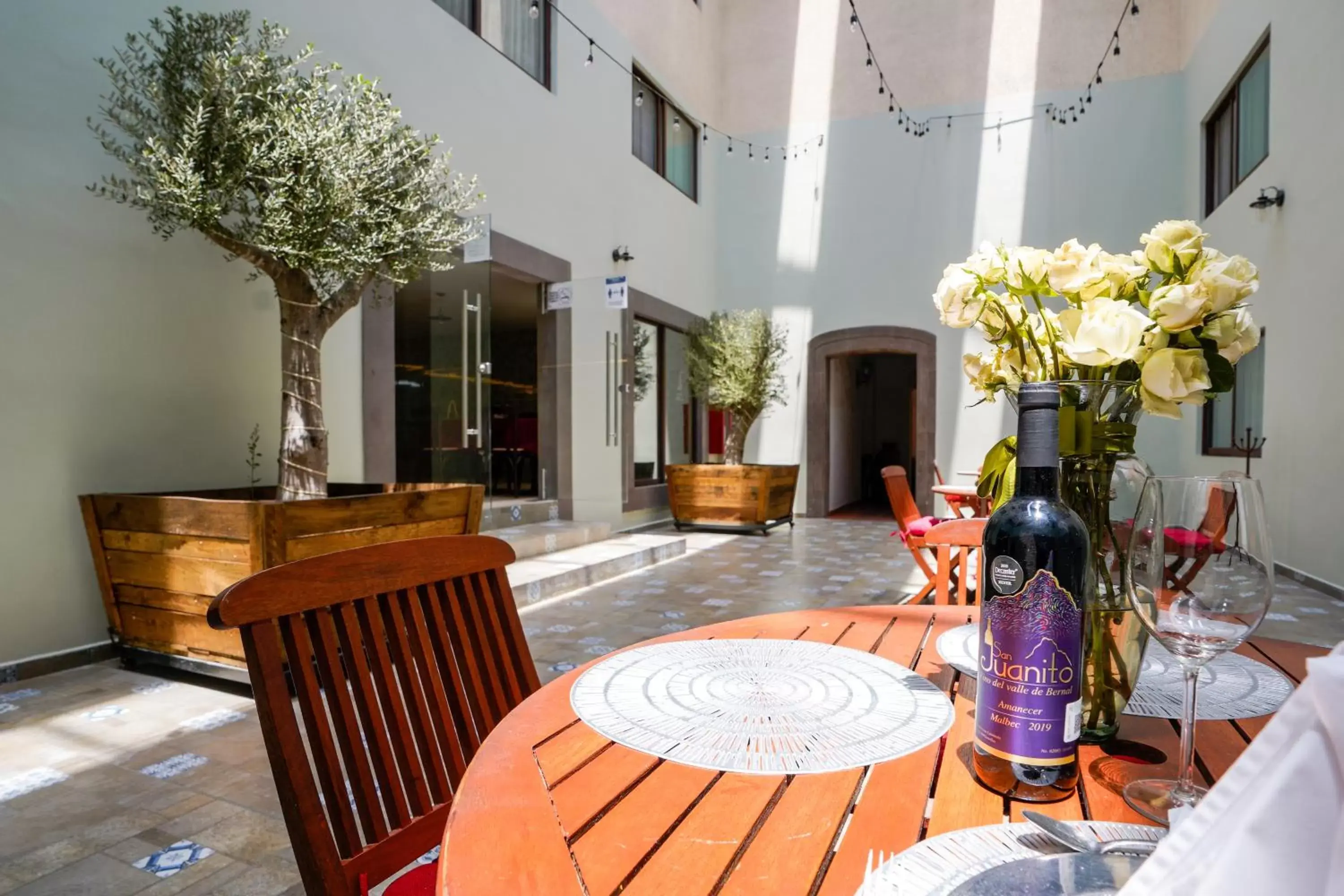 Patio in Hotel Senorial