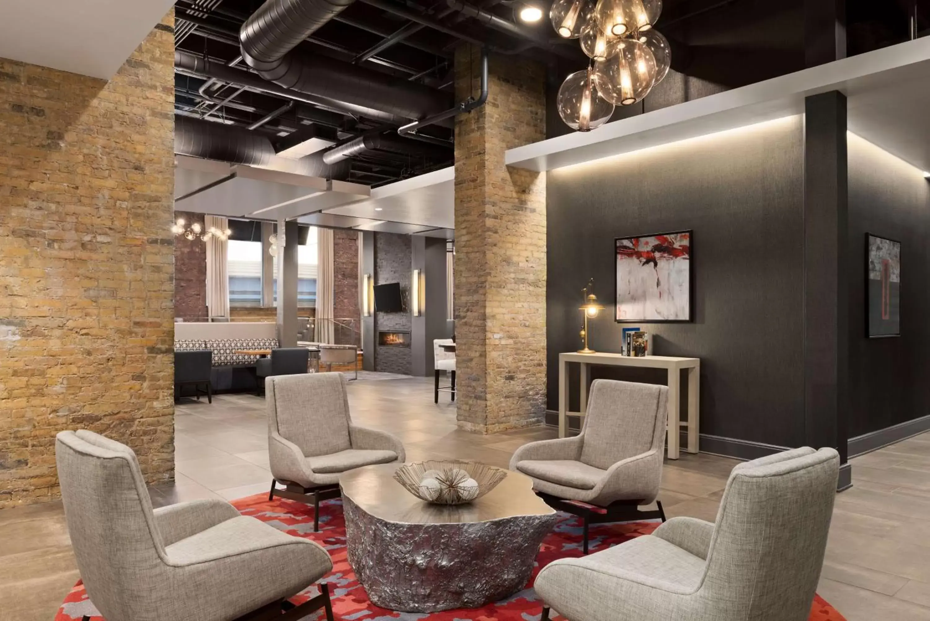 Lobby or reception in Homewood Suites By Hilton Milwaukee Downtown