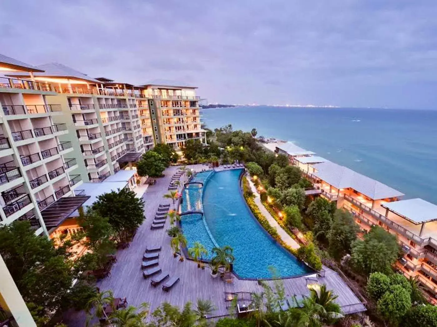 Patio, Pool View in Royal Phala Cliff Beach Resort