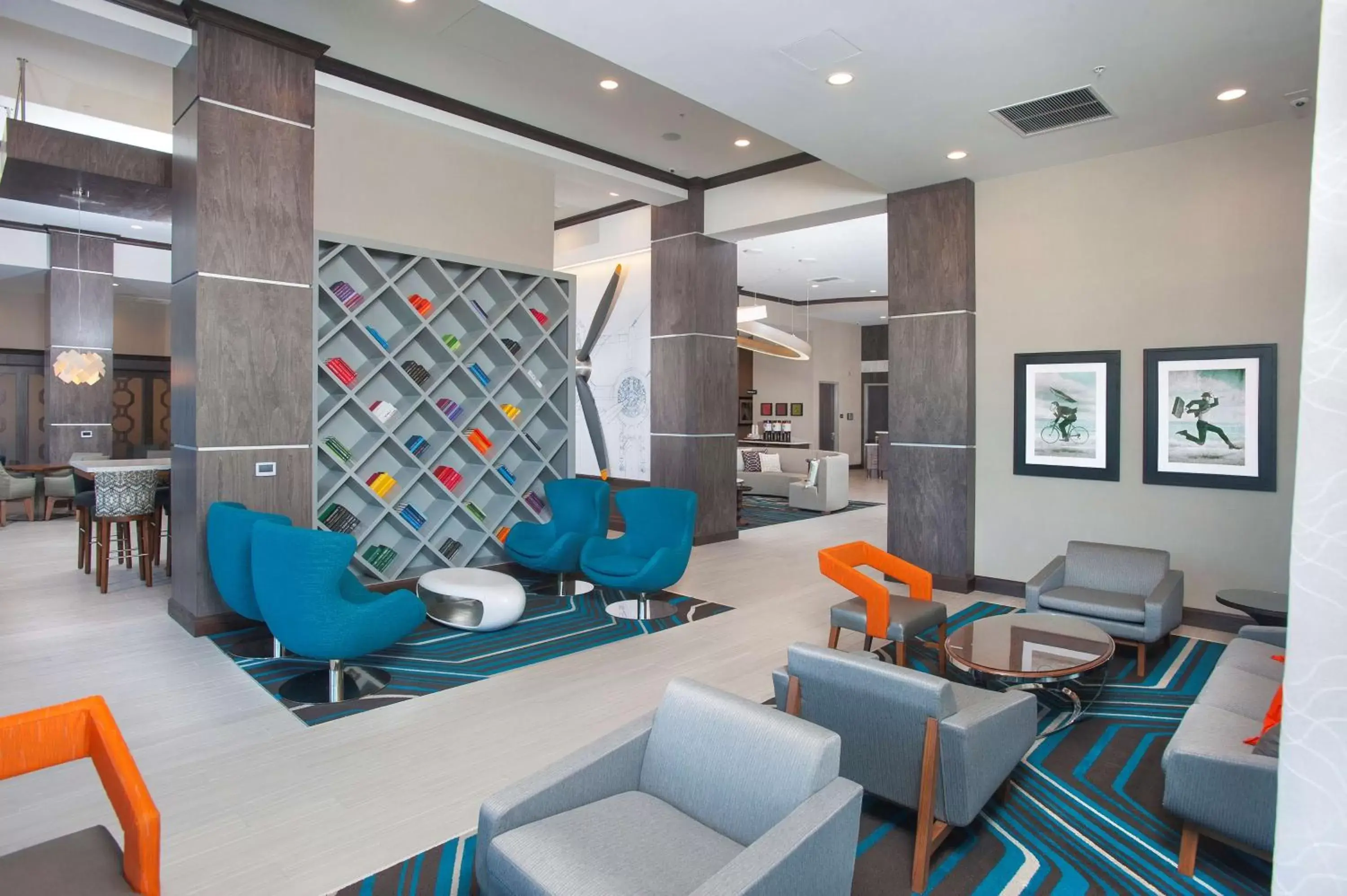 Lobby or reception, Seating Area in Hampton Inn & Suites LAX El Segundo