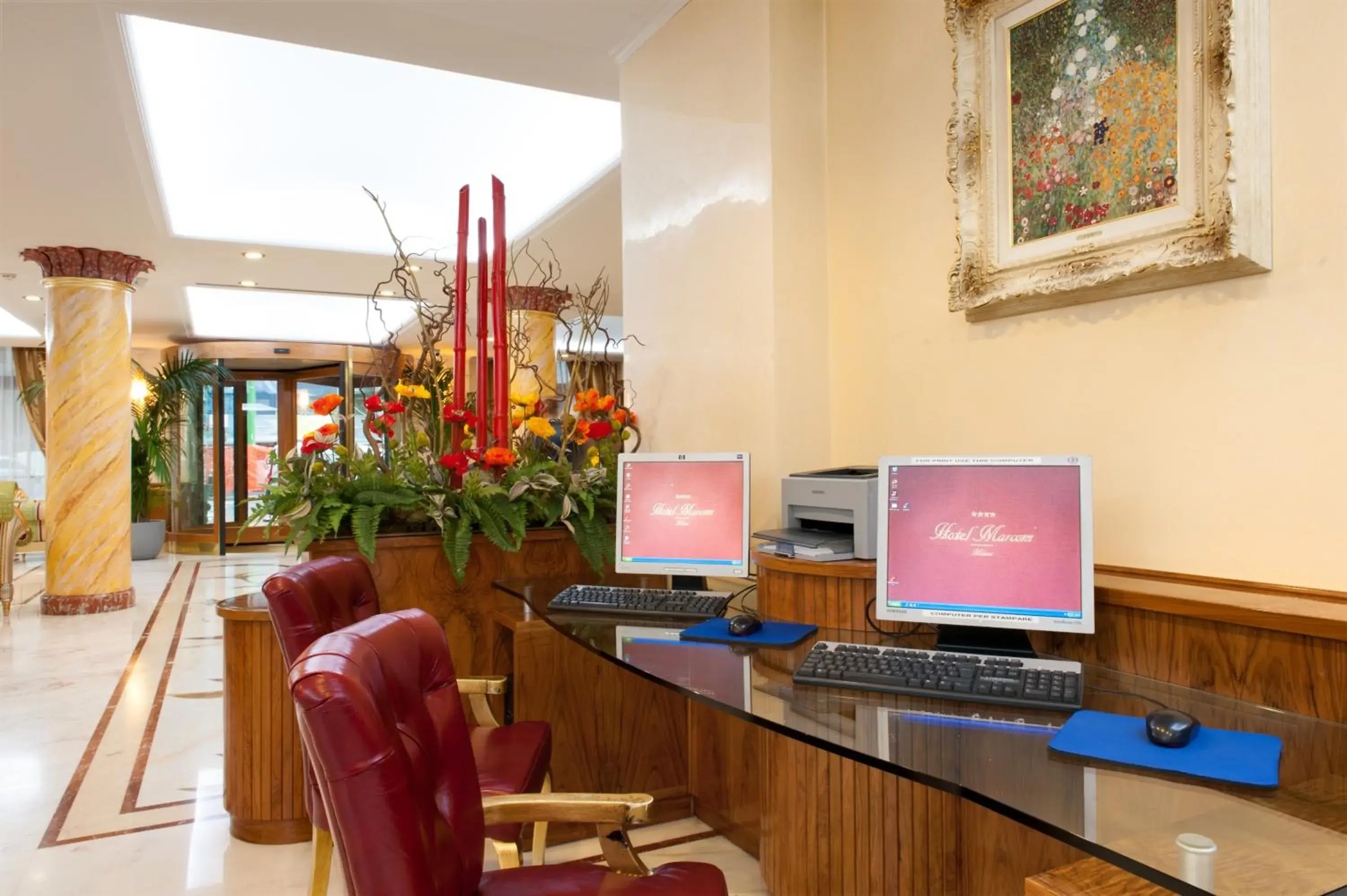 Lobby or reception in Hotel Marconi