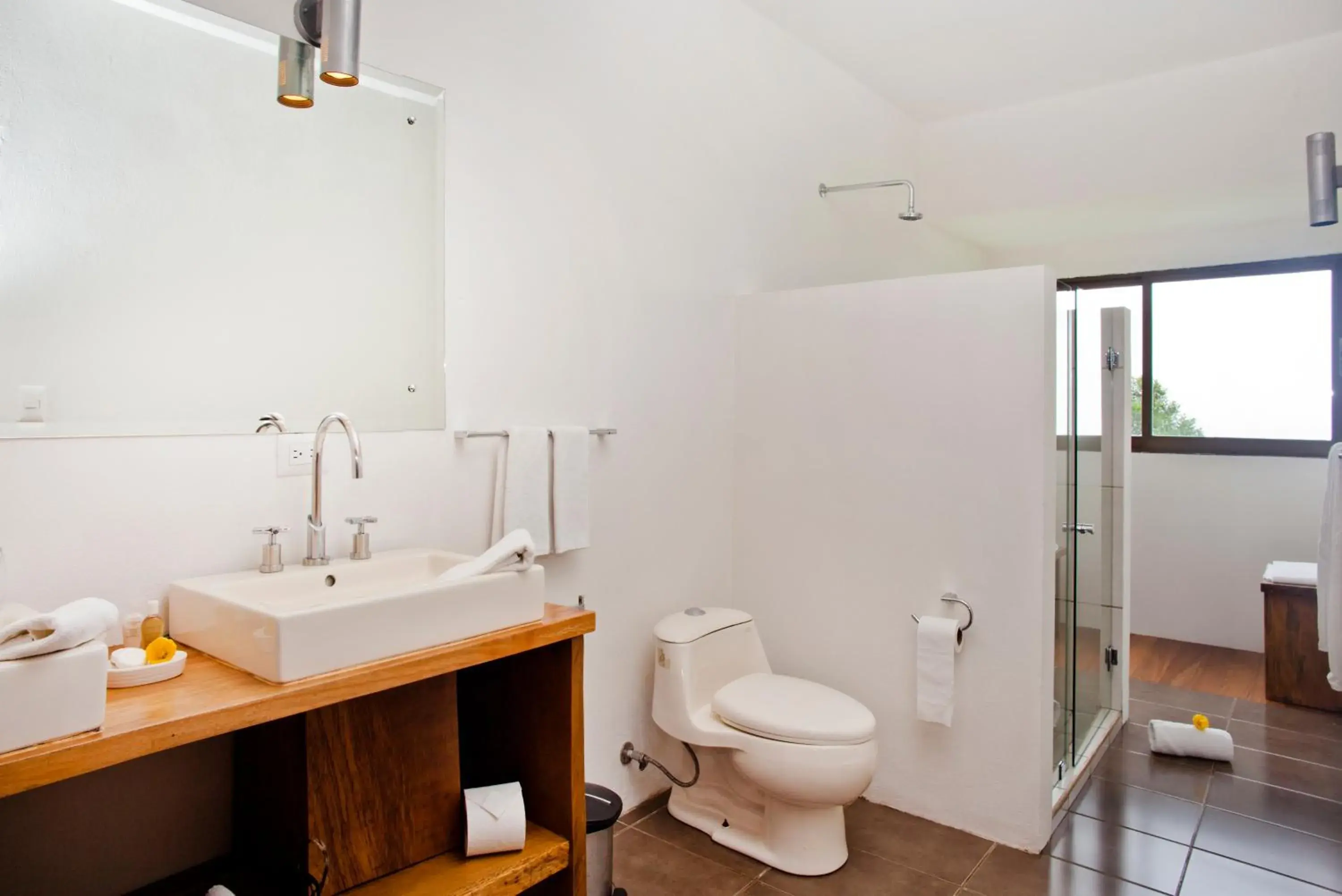 Bathroom in Poas Volcano Lodge