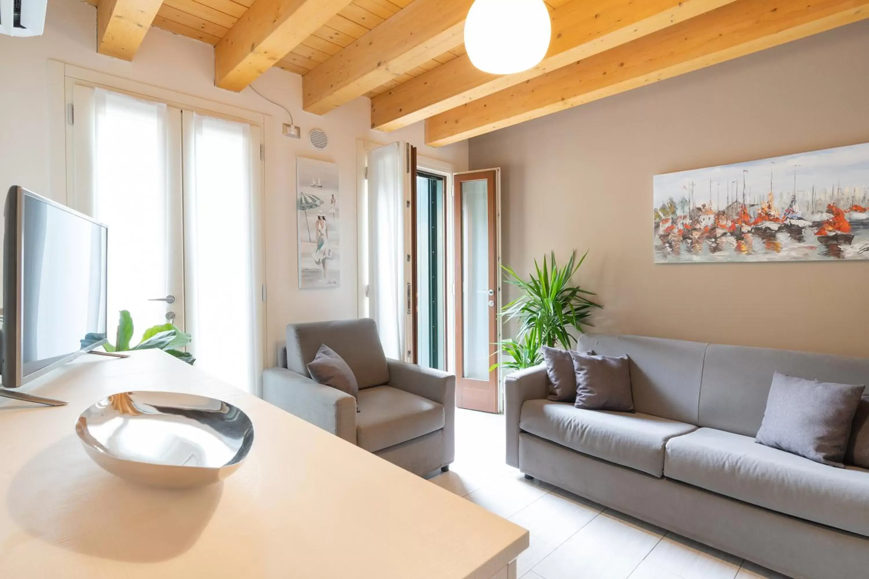 Living room, Seating Area in Ca' Degli Antichi Giardini Apartments