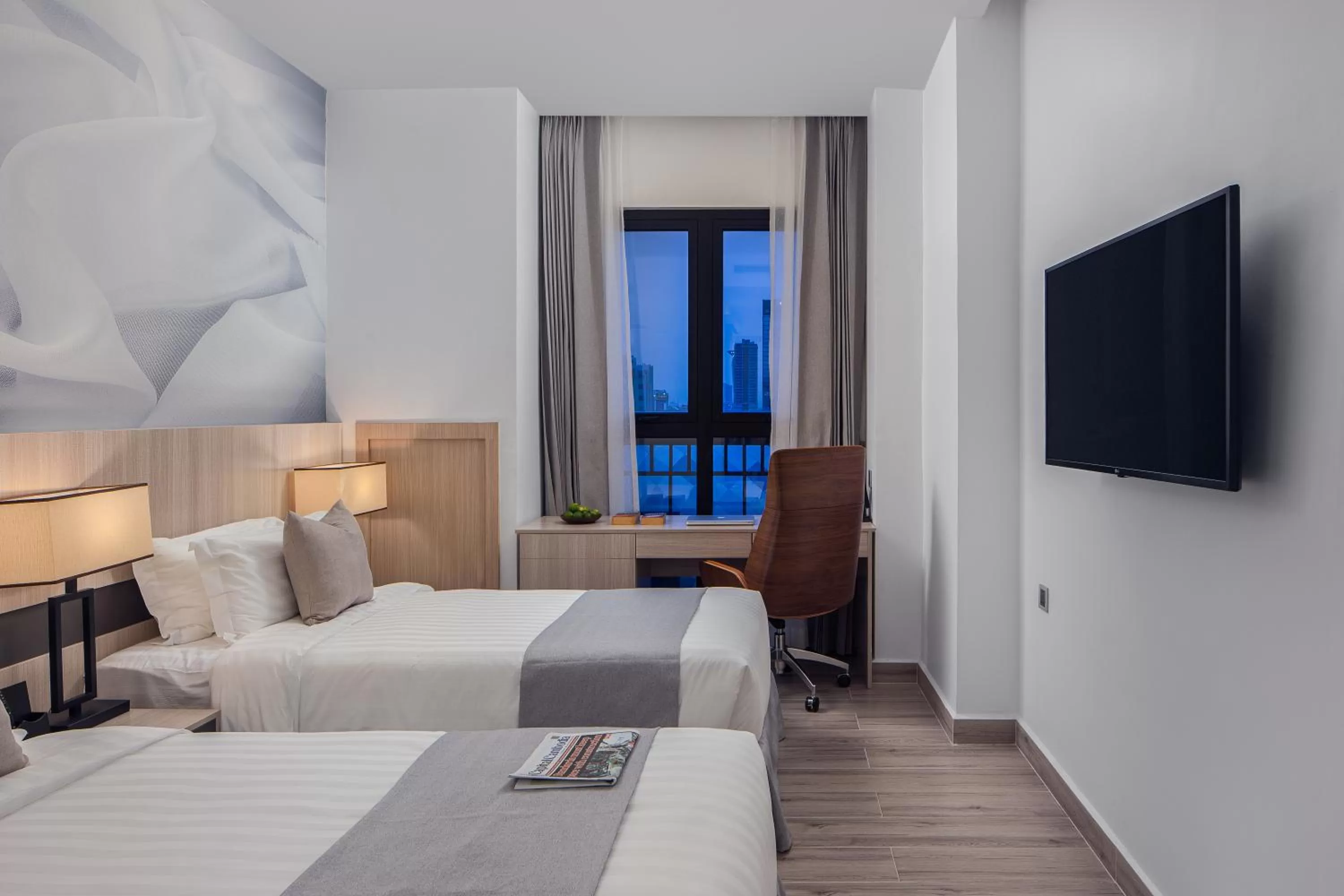 Bed in Sensory Park Urban Hotel