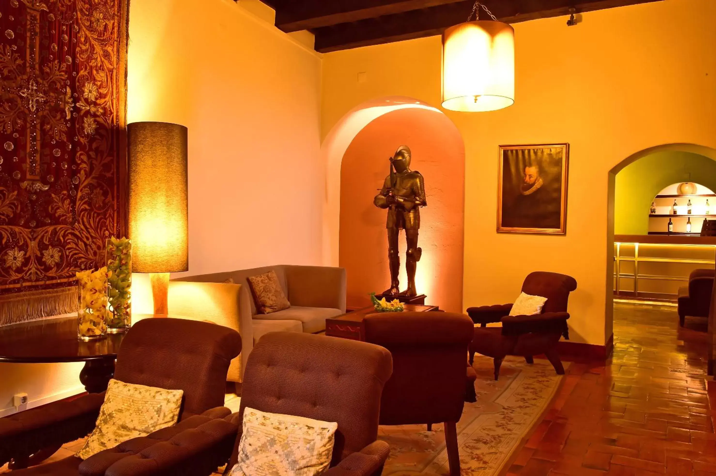 Communal lounge/ TV room, Seating Area in Pousada Castelo de Obidos
