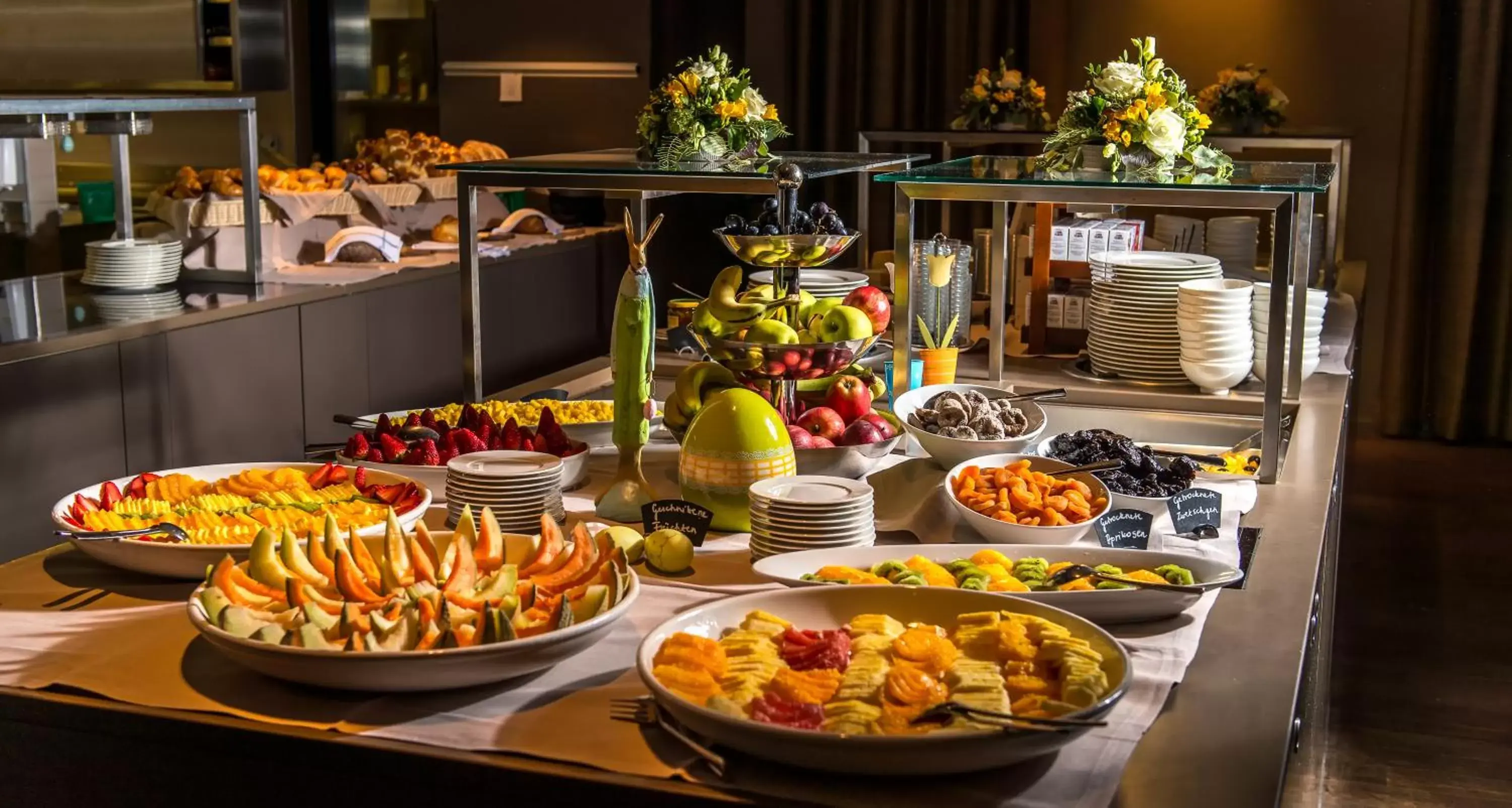 Continental breakfast in Wellnesshotel Golf Panorama