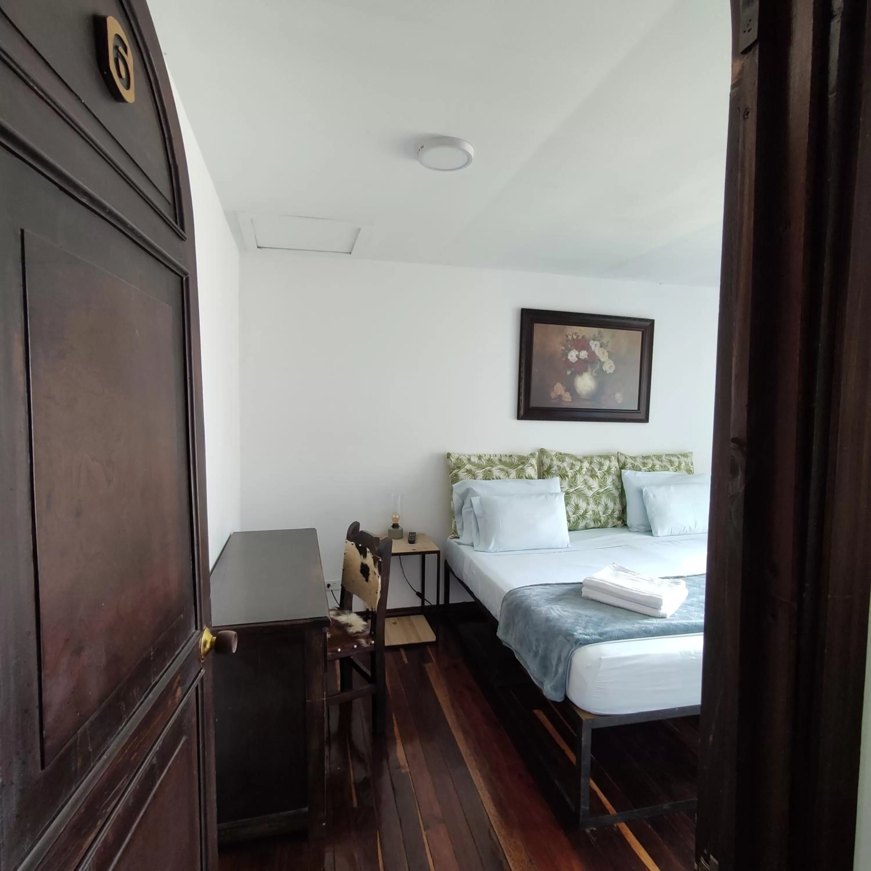 Bed in Hosteria De Mi Pueblo