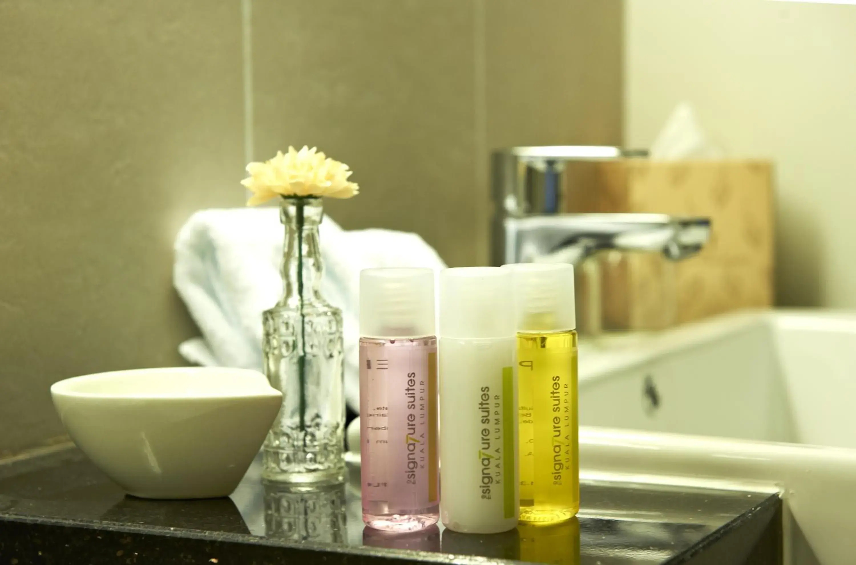 Bathroom in The Signature Hotel & Serviced Suites Kuala Lumpur Bathroom in The Signature Hotel & Serviced Suites Kuala Lumpur