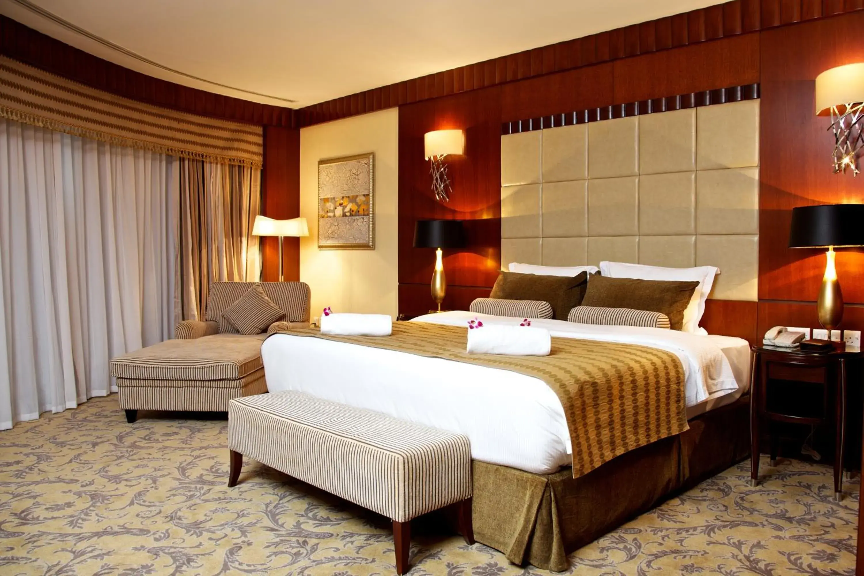 Bed in Concorde Fujairah Hotel
