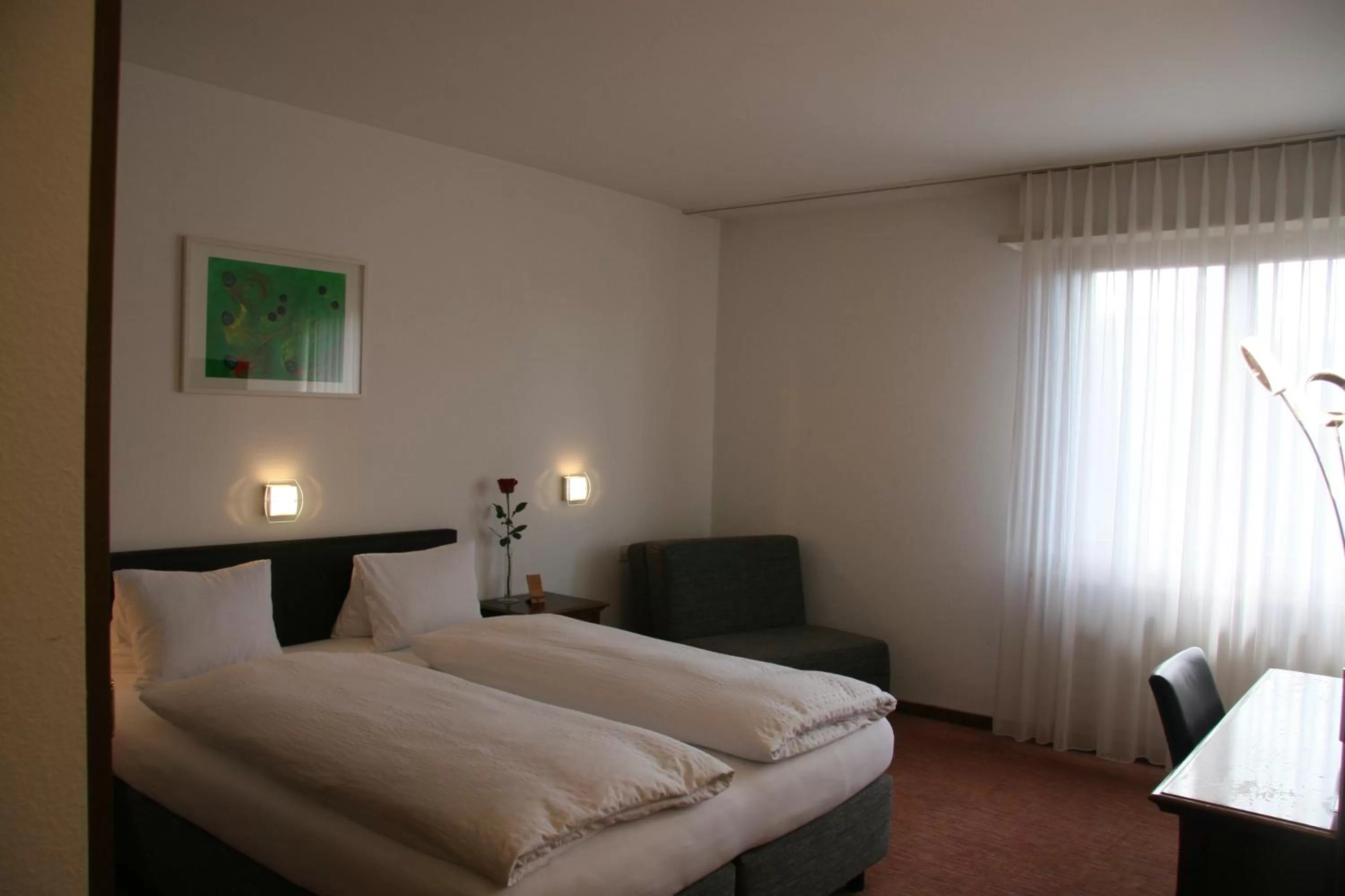 Bed in Hotel Eremitage